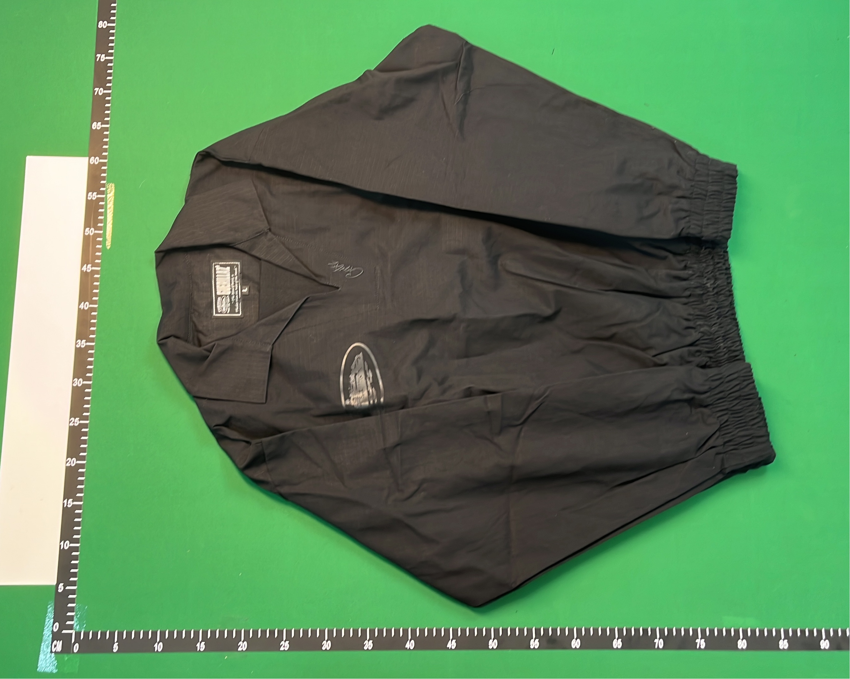 Black Lightweight Windbreaker Jacket for Men