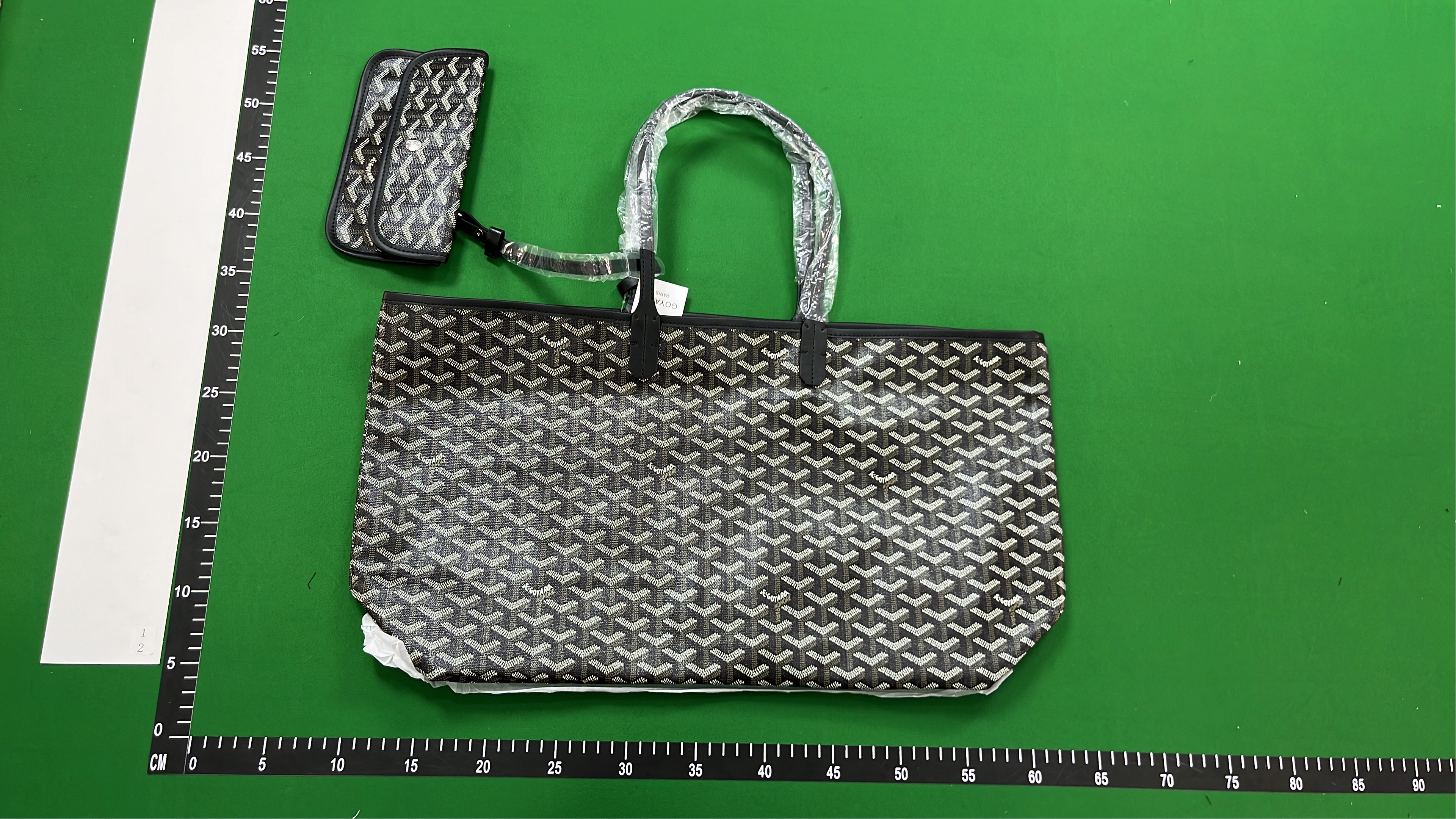 Goyard 1114# Large Green Tote Bag 57x30x15cm