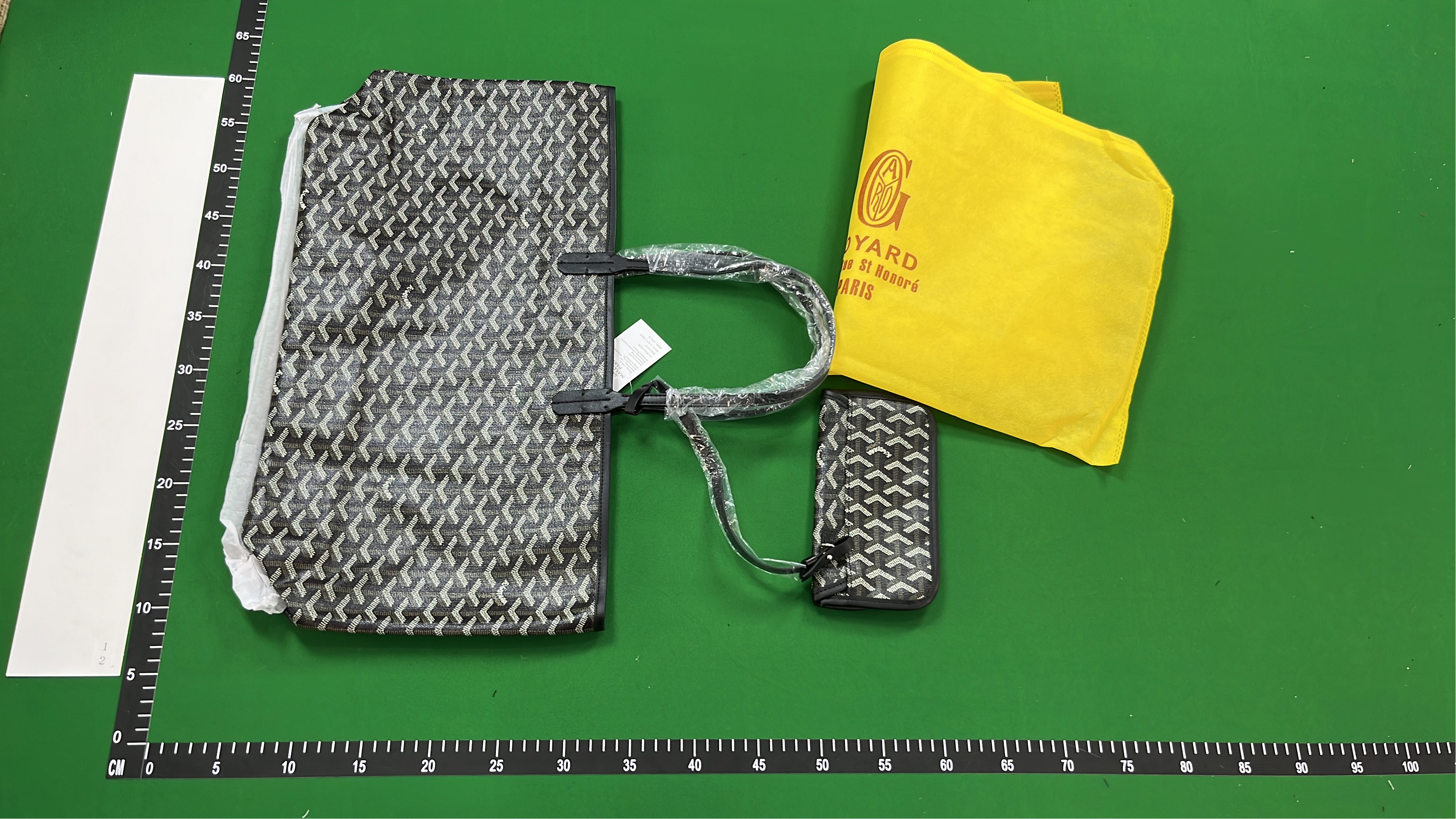 Goyard 1114# Large Green Tote Bag 57x30x15cm