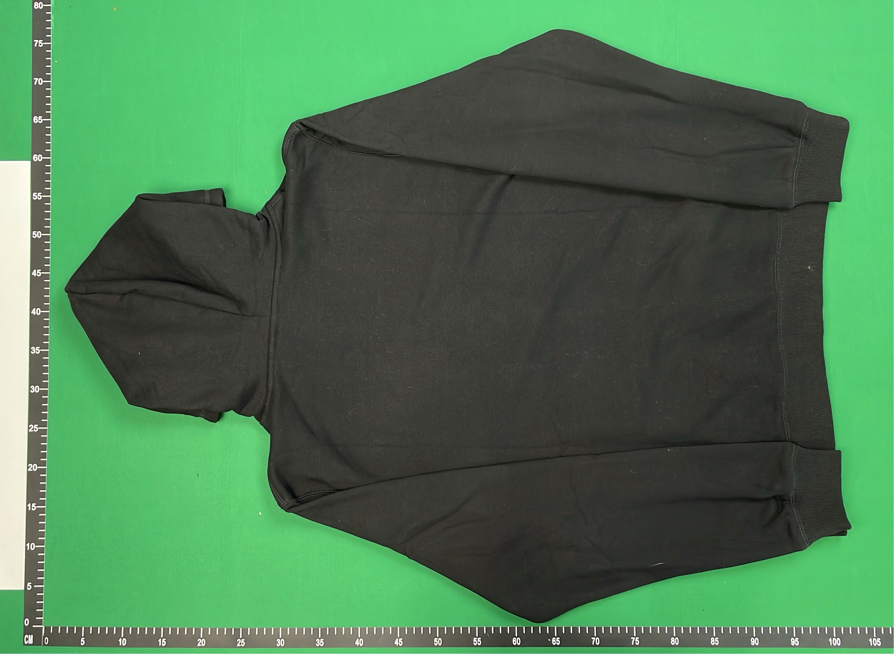 Black Hoodie with Minimal Logo Design