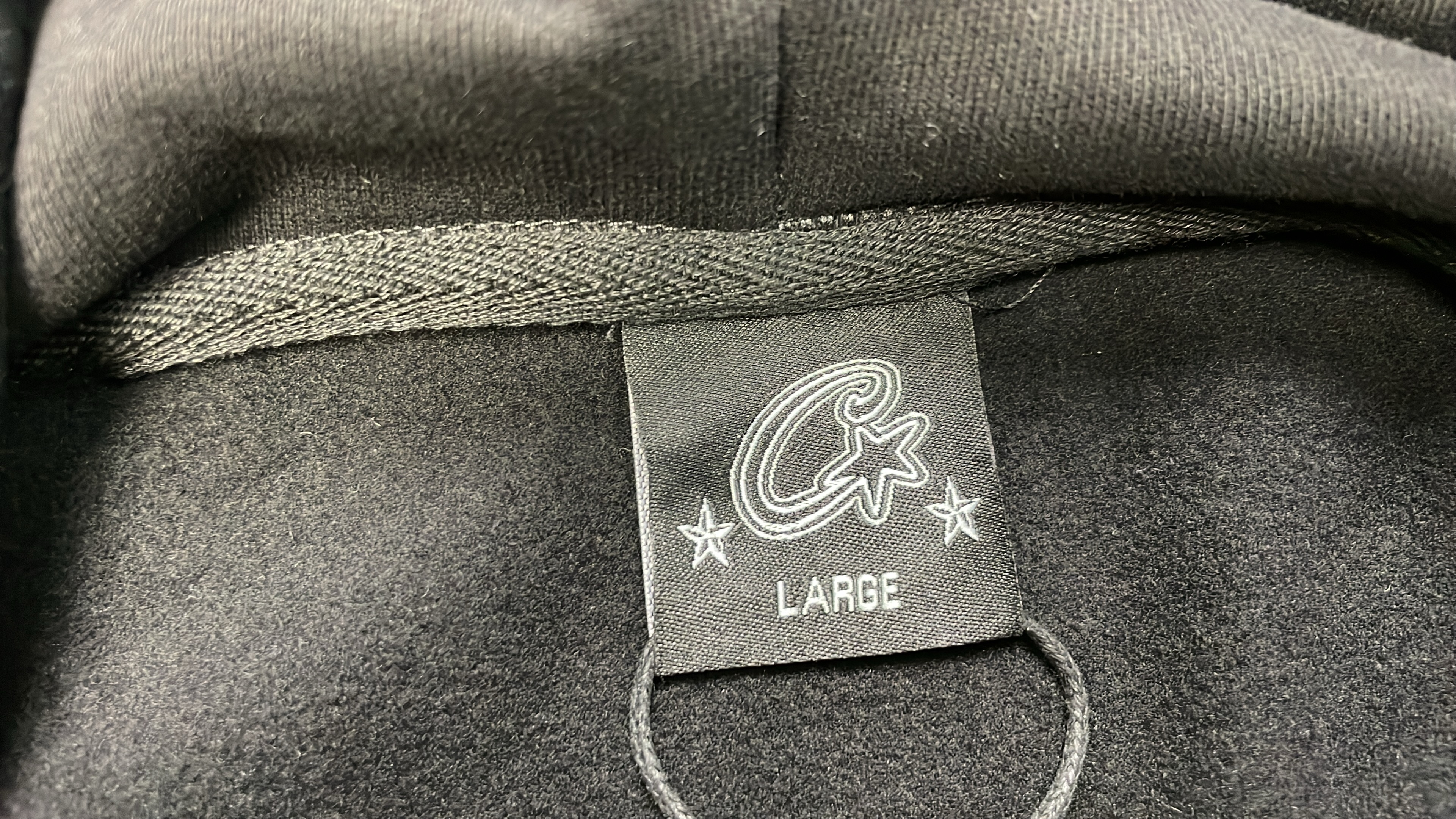 Black Hoodie with Minimal Logo Design