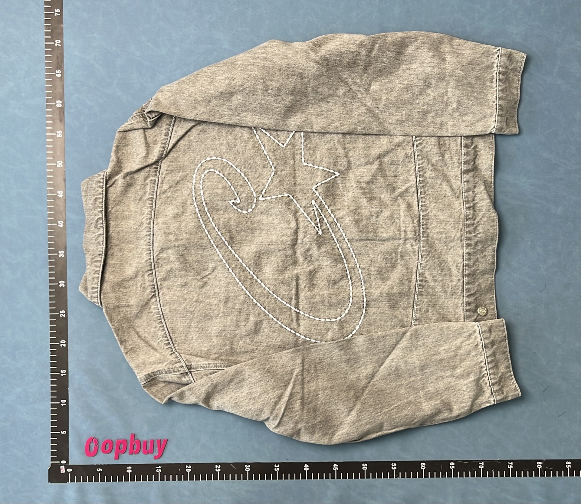 Vintage Washed Denim Jacket for Men - Classic Fit