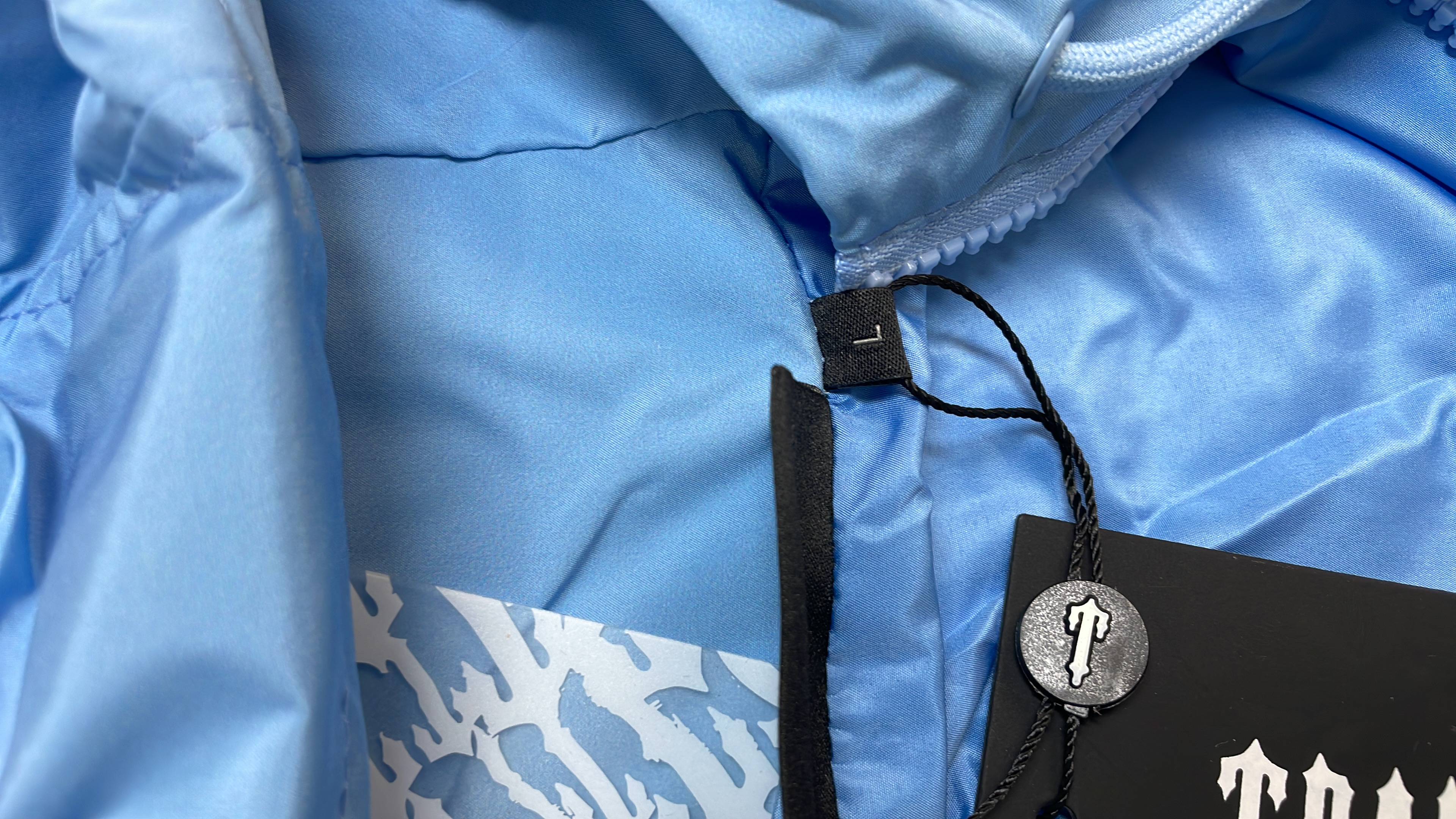 Blue Eagle Print Hooded Jacket for Outdoor Adventures