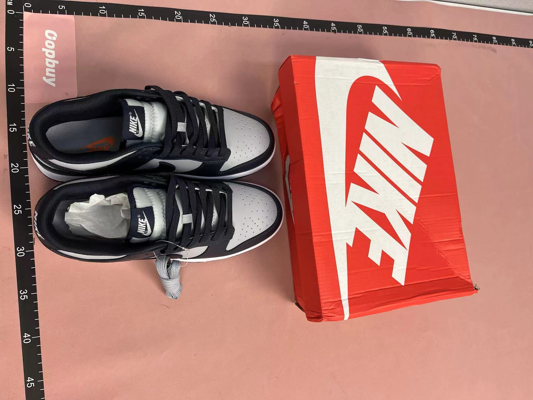 Black and White Nike Dunk Low Sneakers - Classic Street Style