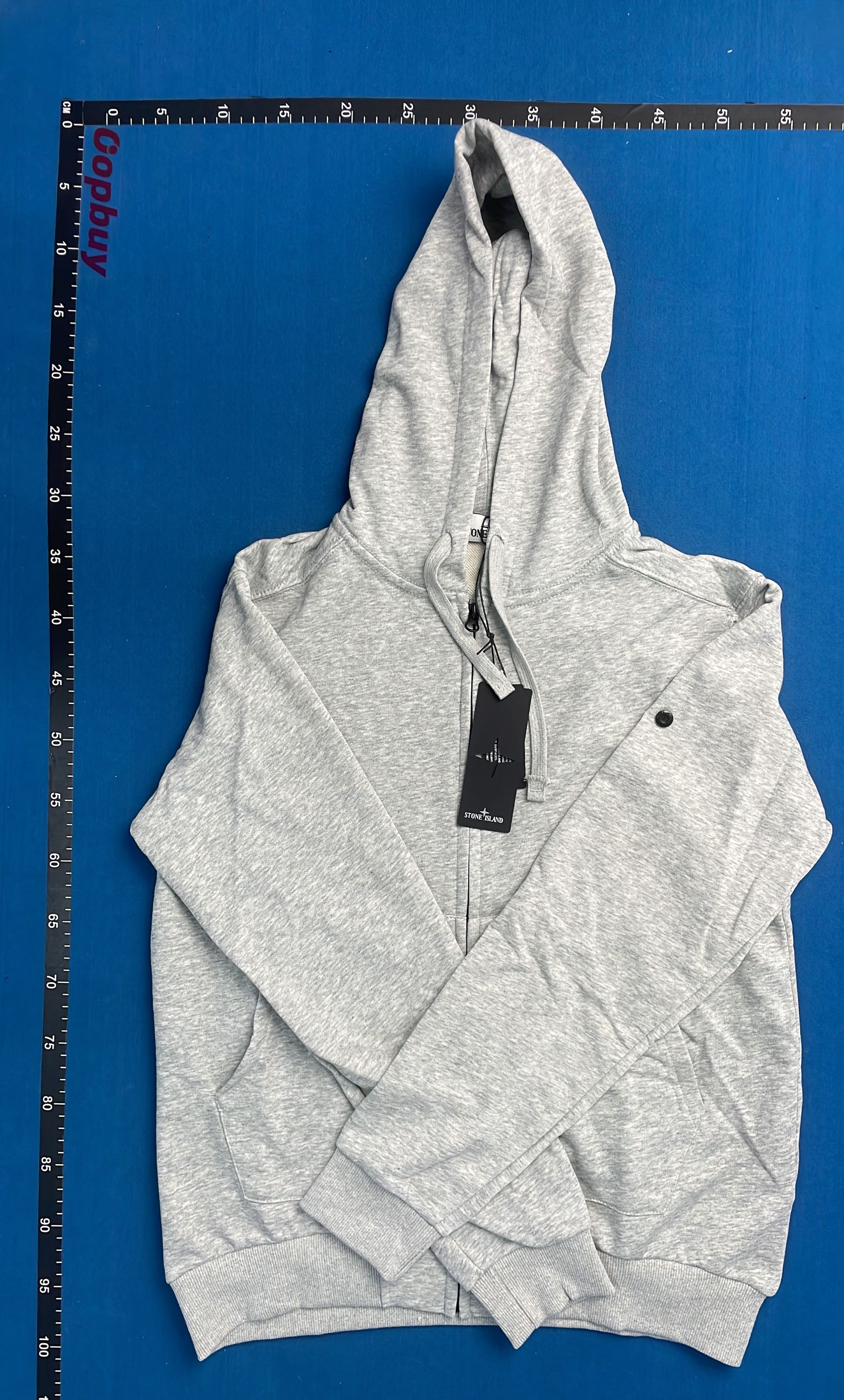 Stone Island Hoodie Zip-Up Sweatshirt