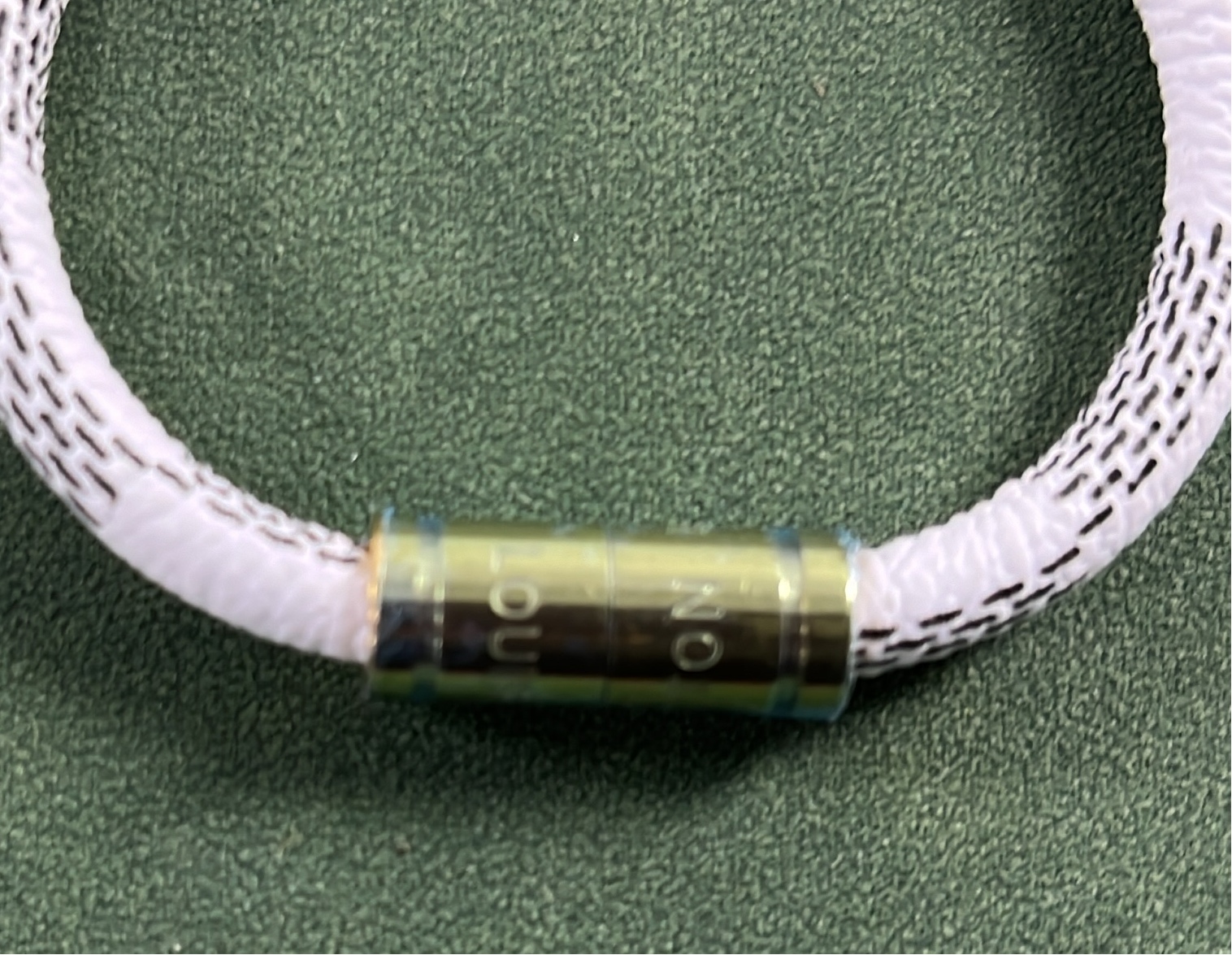 LV Gold Plated Rope Bracelet with Monogram Pattern