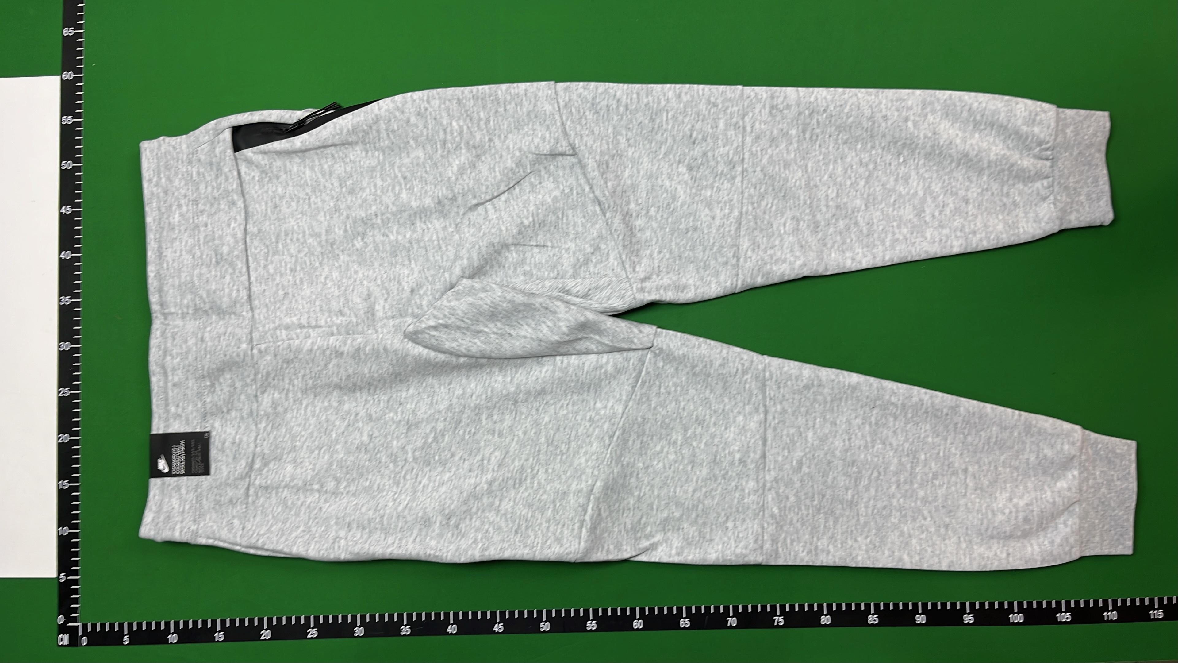 Nike Beige and White Colorblock Jogger Pants