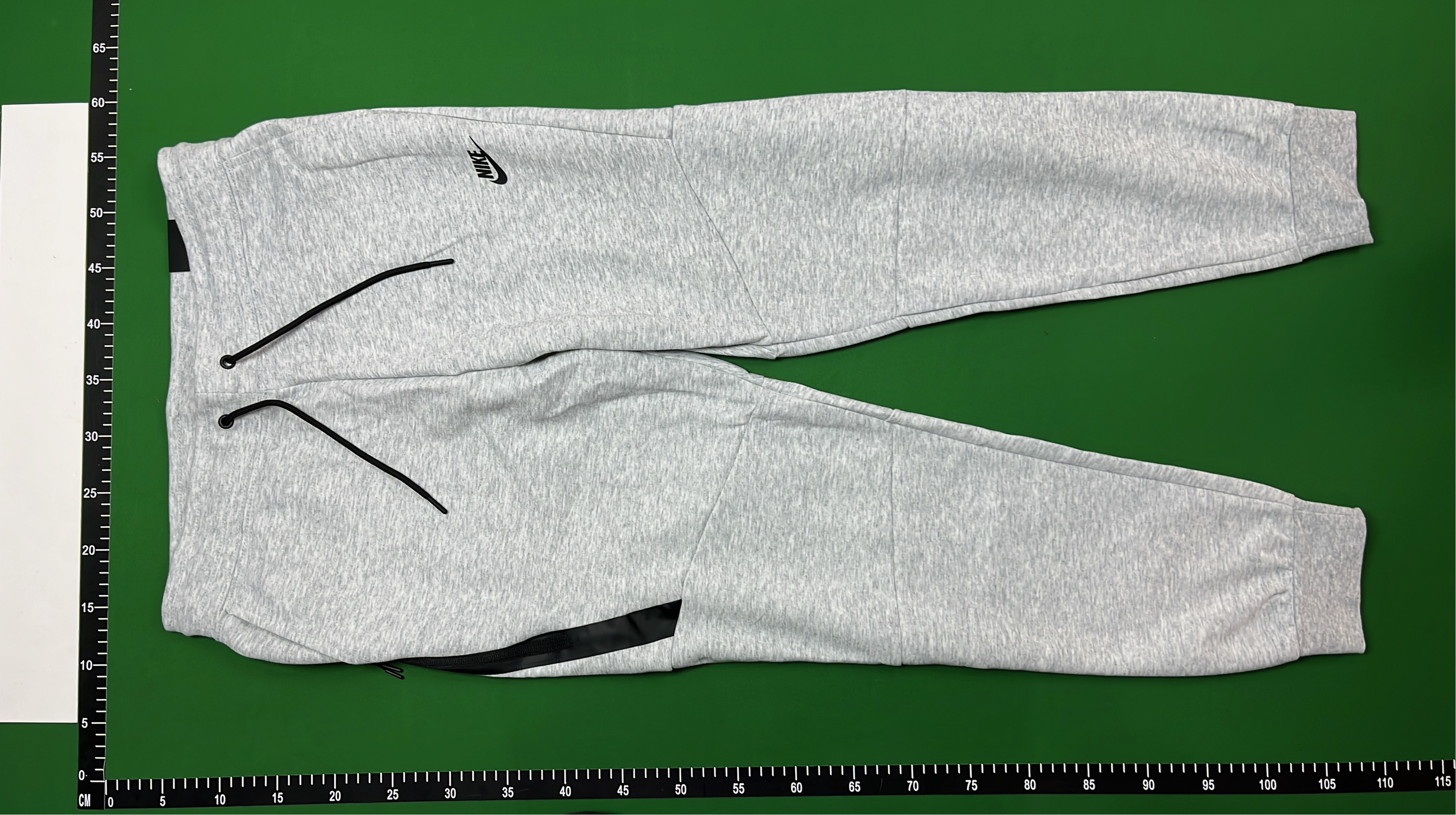 Nike Beige and White Colorblock Jogger Pants
