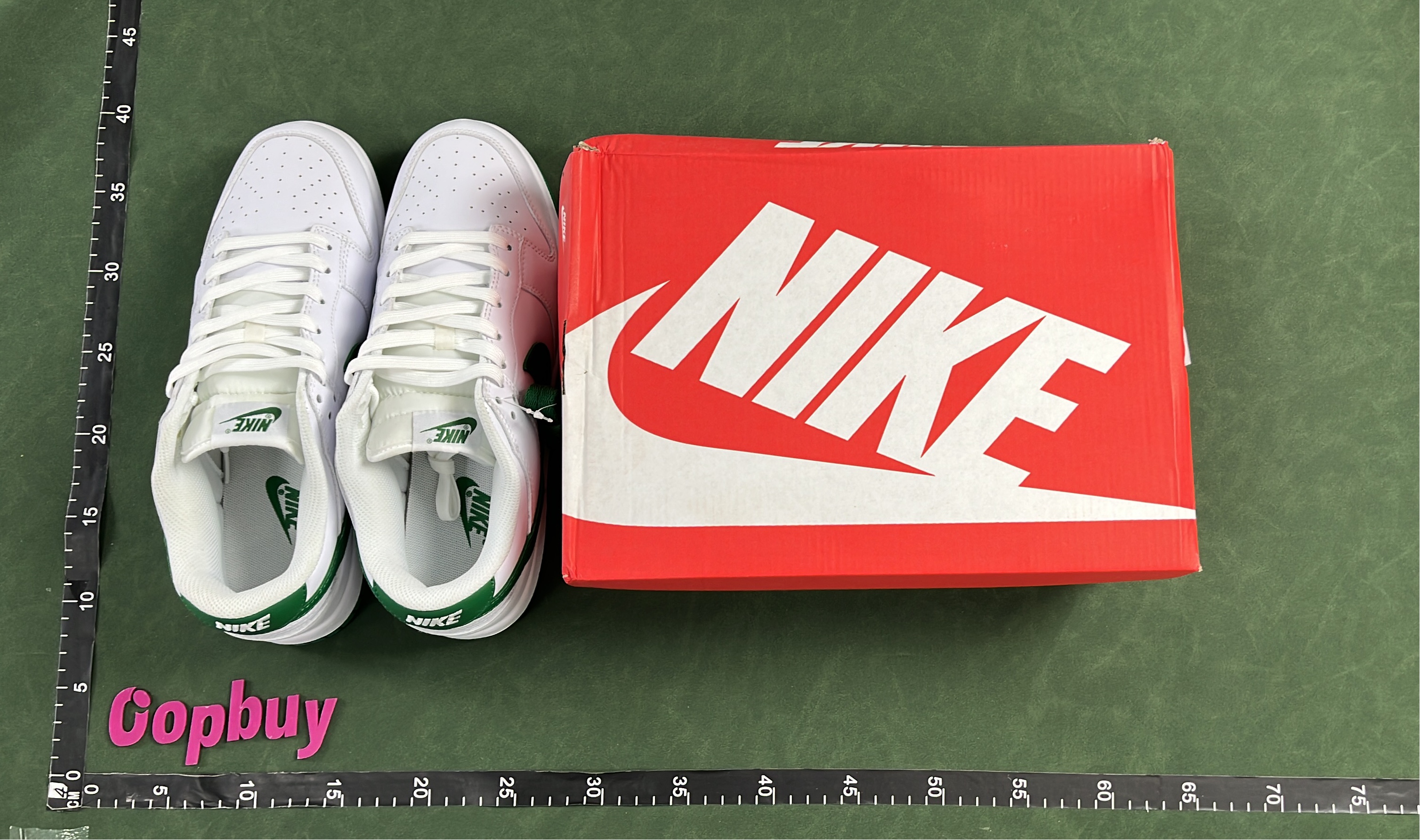Blue and White Nike Dunk Low 42 Sneakers
