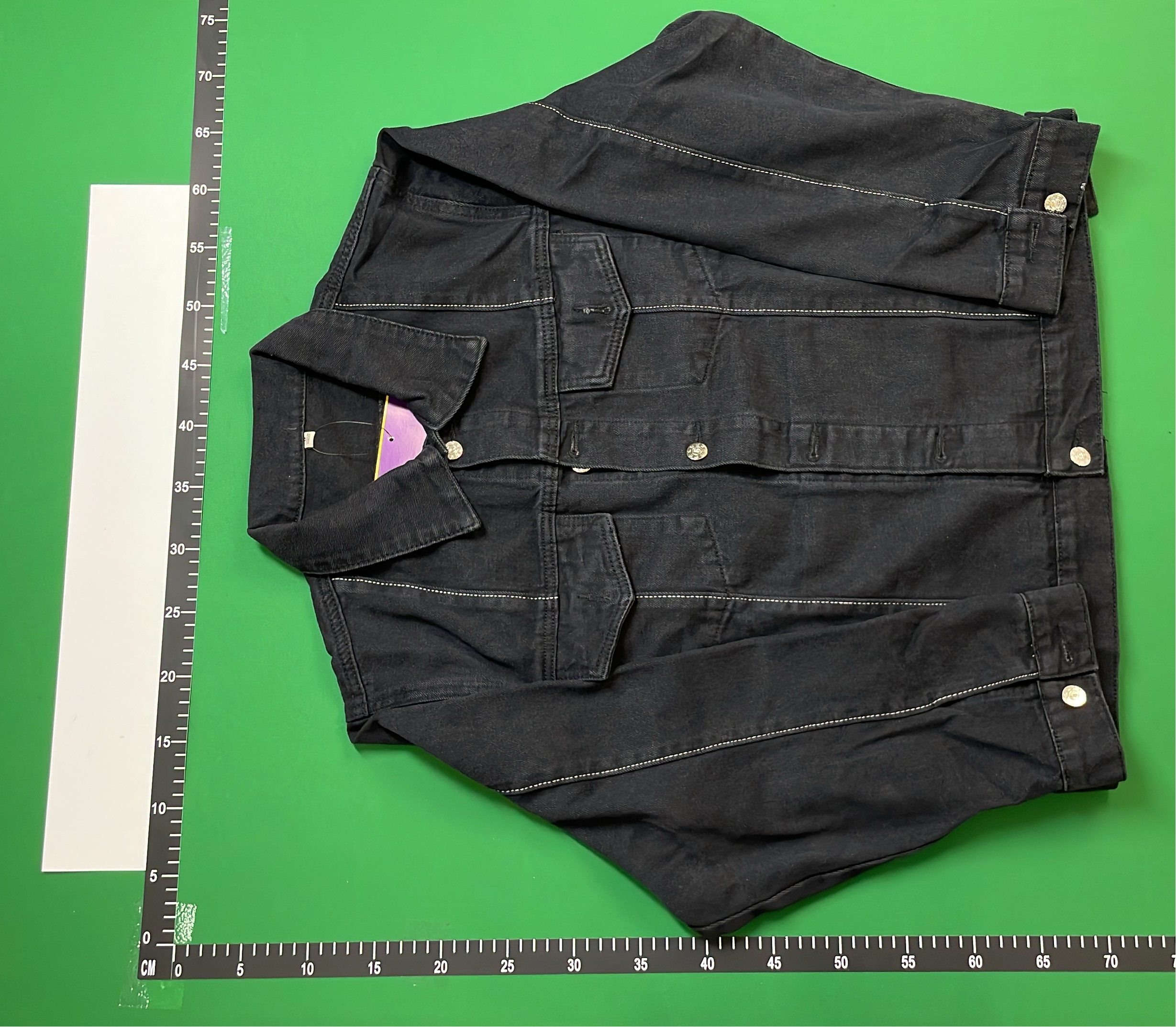Balmain Black Leather Biker Jacket with Distressed Details