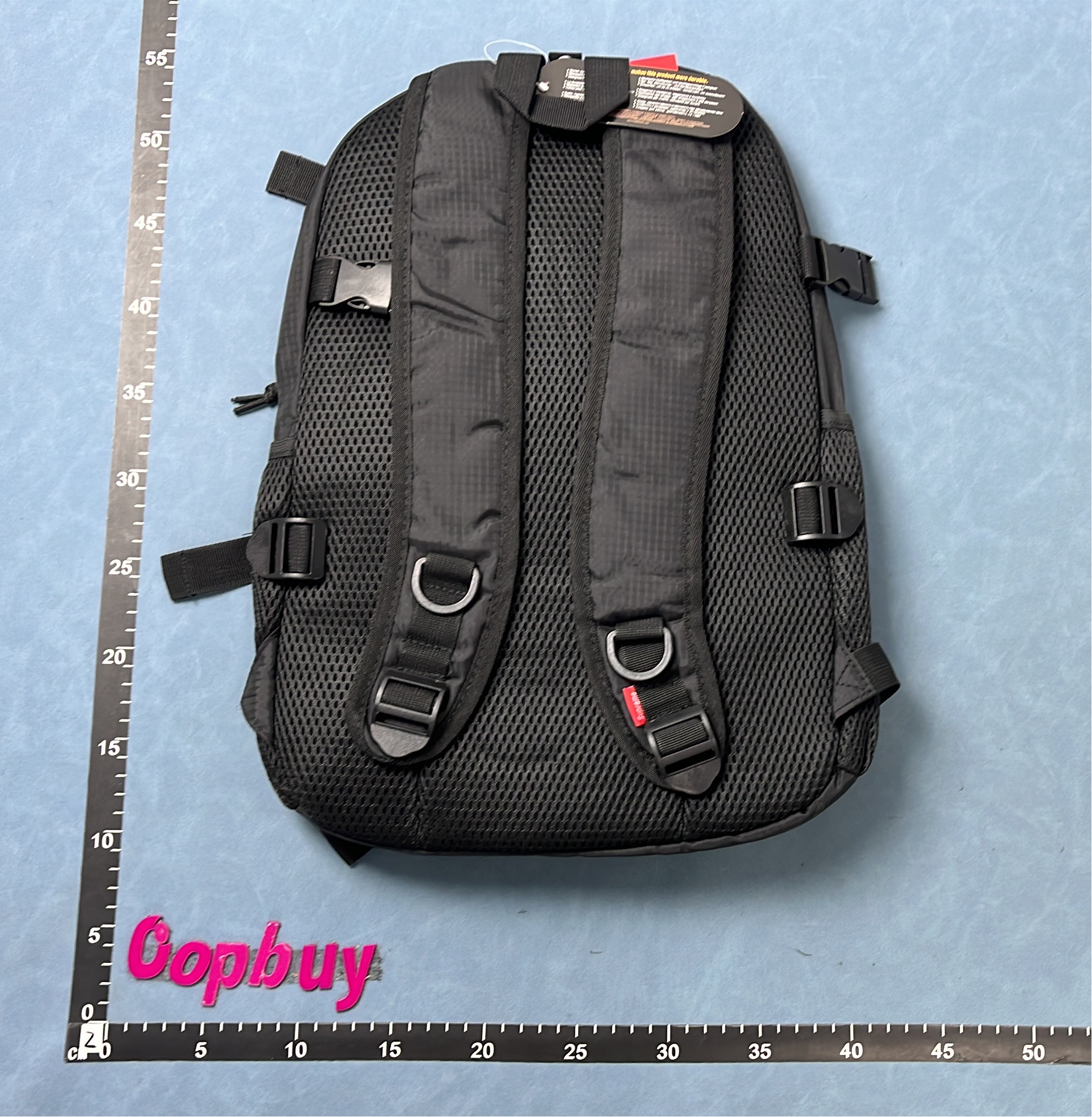 Supreme Backpack in Red Purple Yellow Black