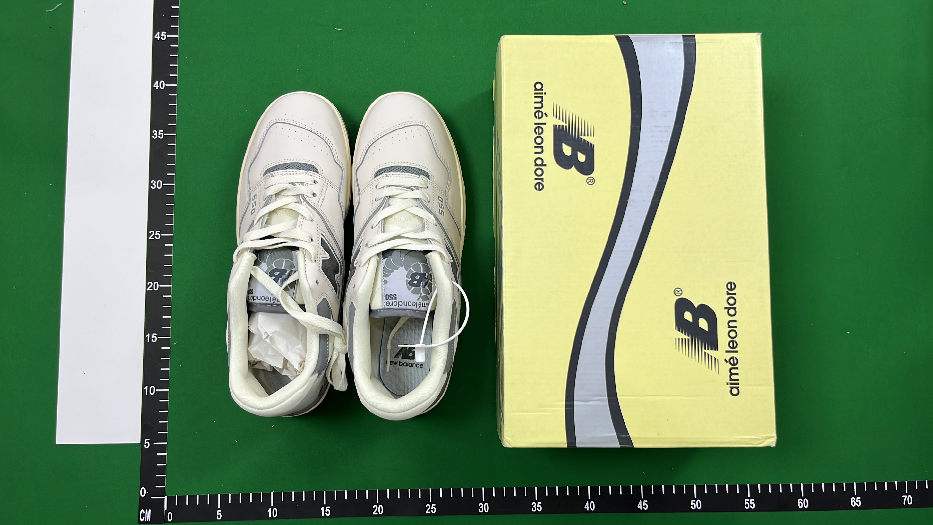 New Balance 550 White Red Basketball Shoes