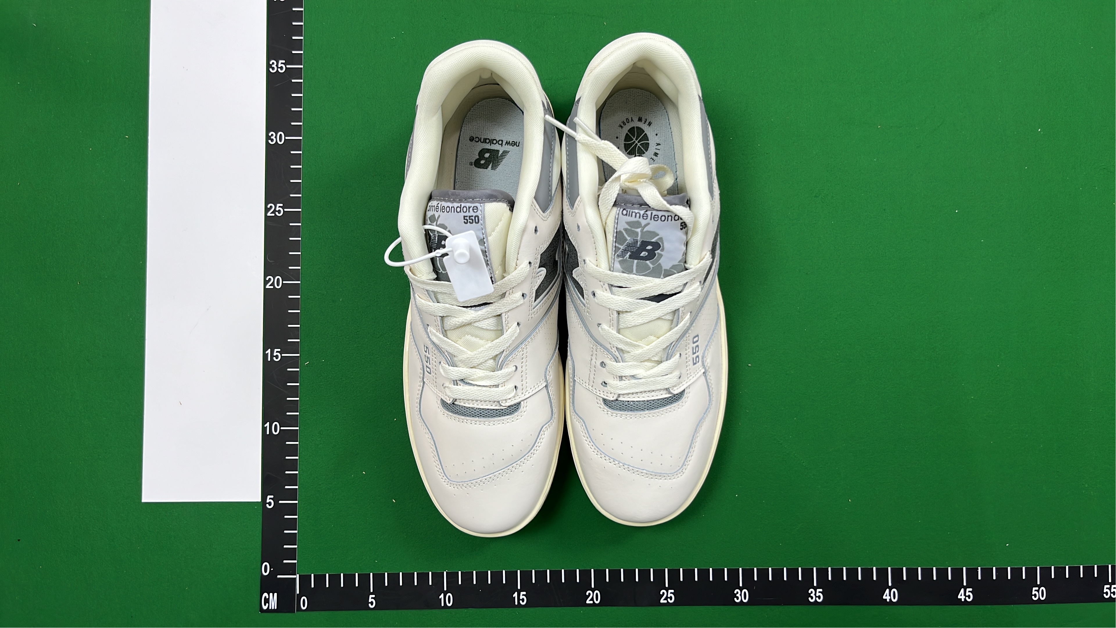 New Balance 550 White Red Basketball Shoes
