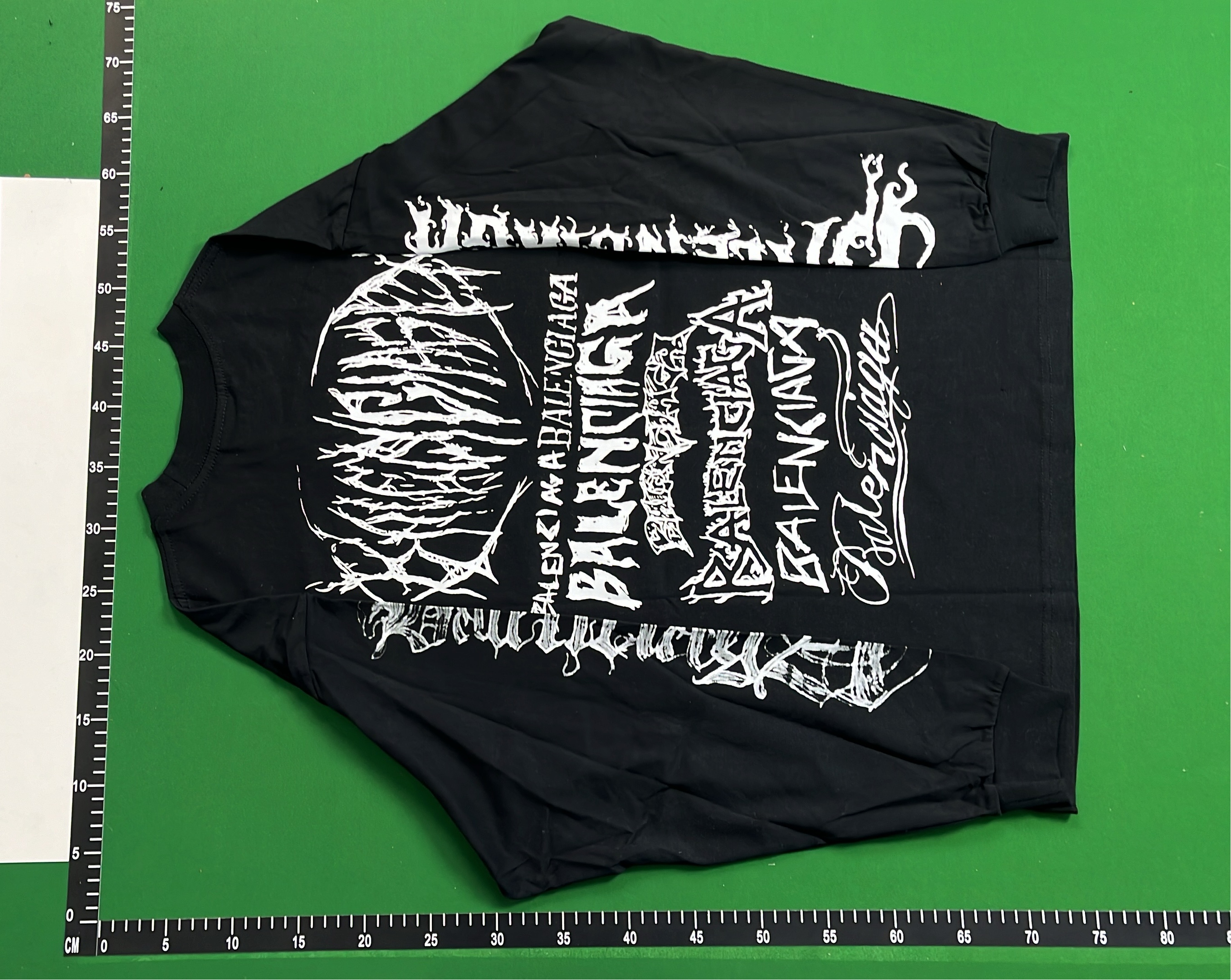 Balenciaga Pink Long Sleeve Graphic T-Shirt