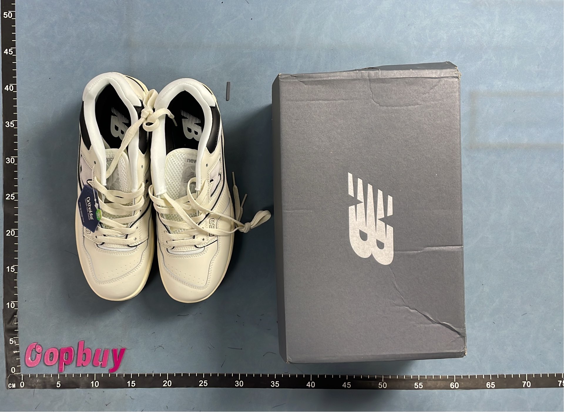 New Balance 550 Sneakers White Green Blue Men's Casual Shoes