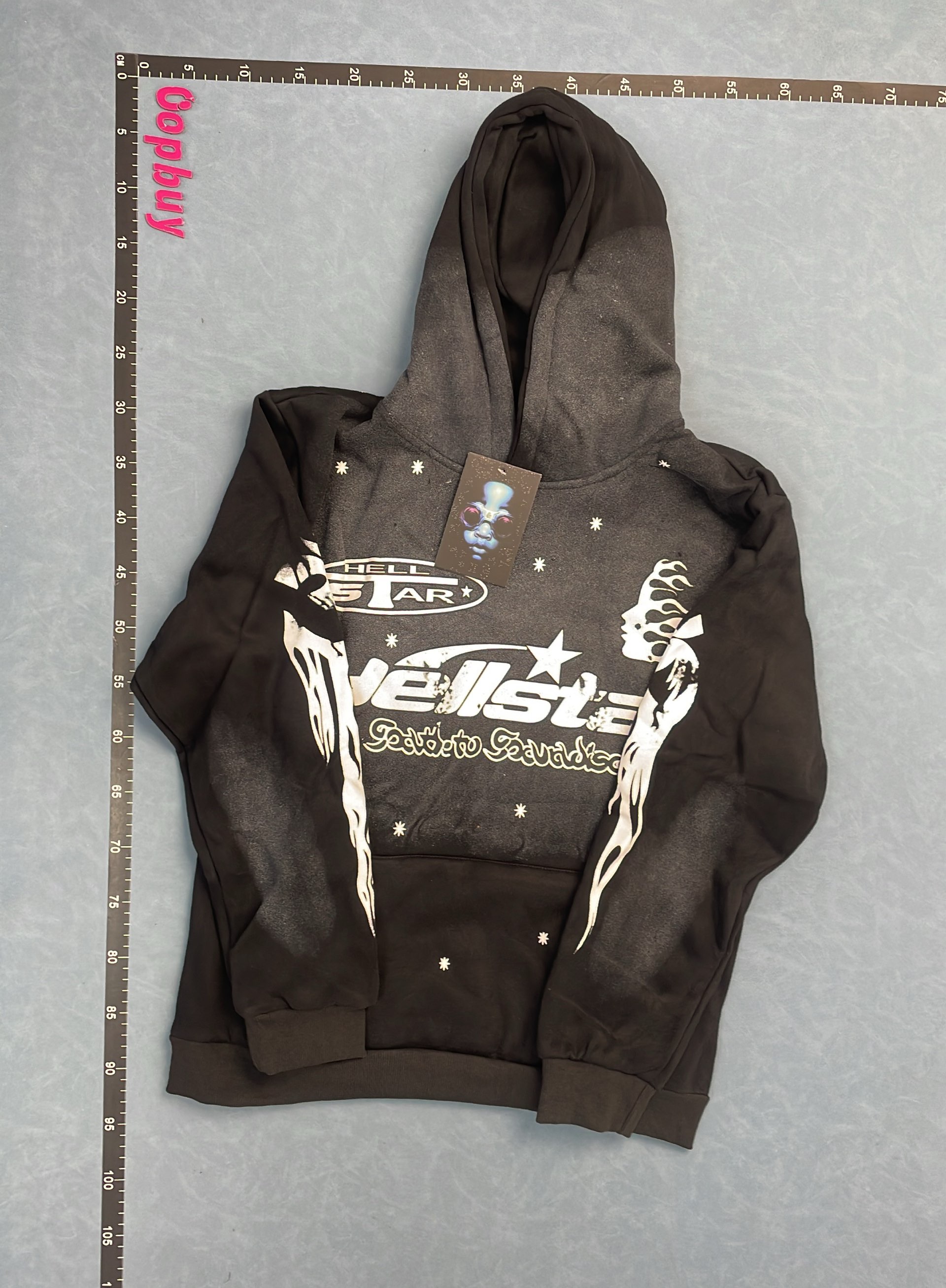 Hellstar Hoodie - Flame & Moon Design Sweatshirt for Men & Women