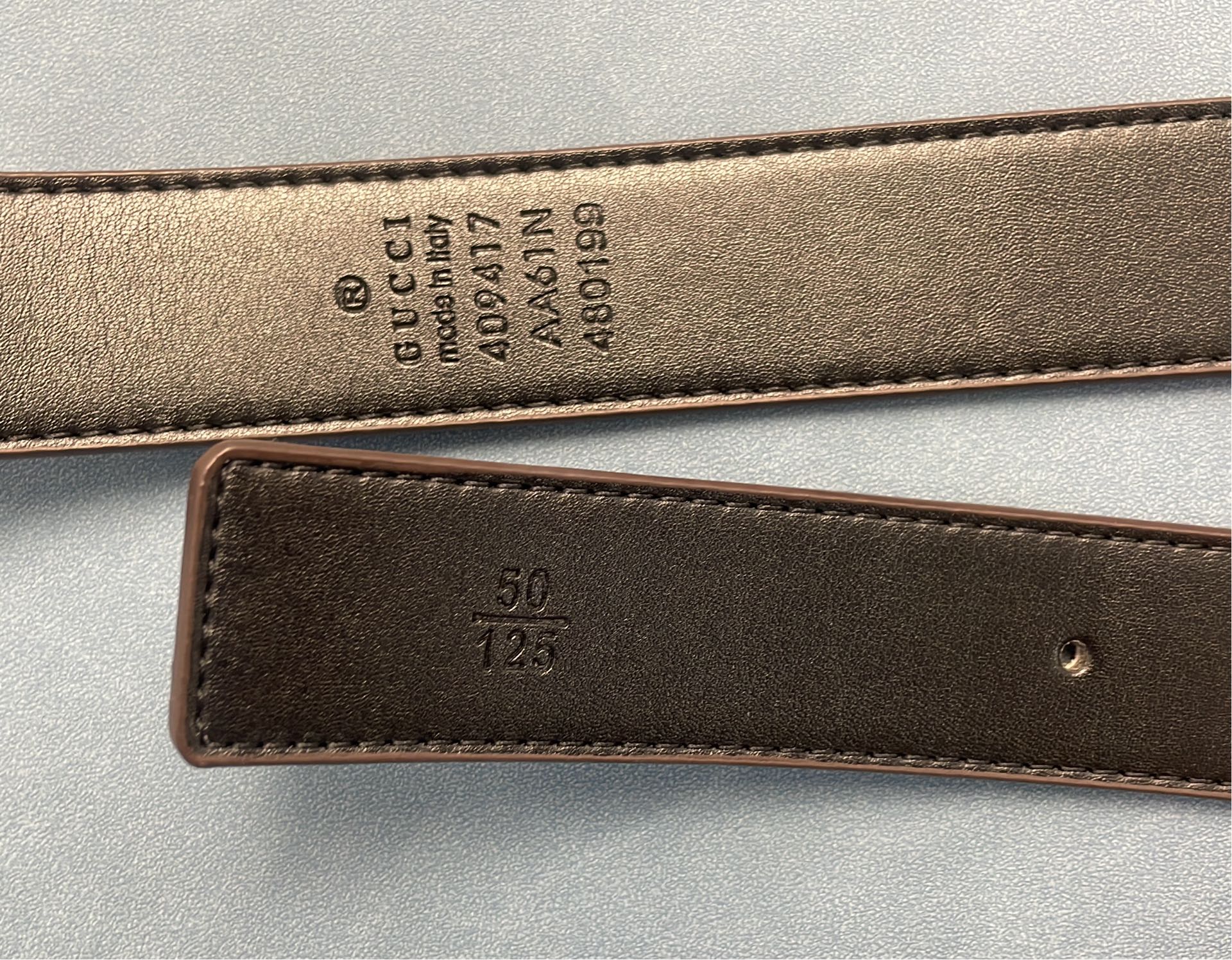 LV Monogram Leather Belt with Interchangeable Buckles