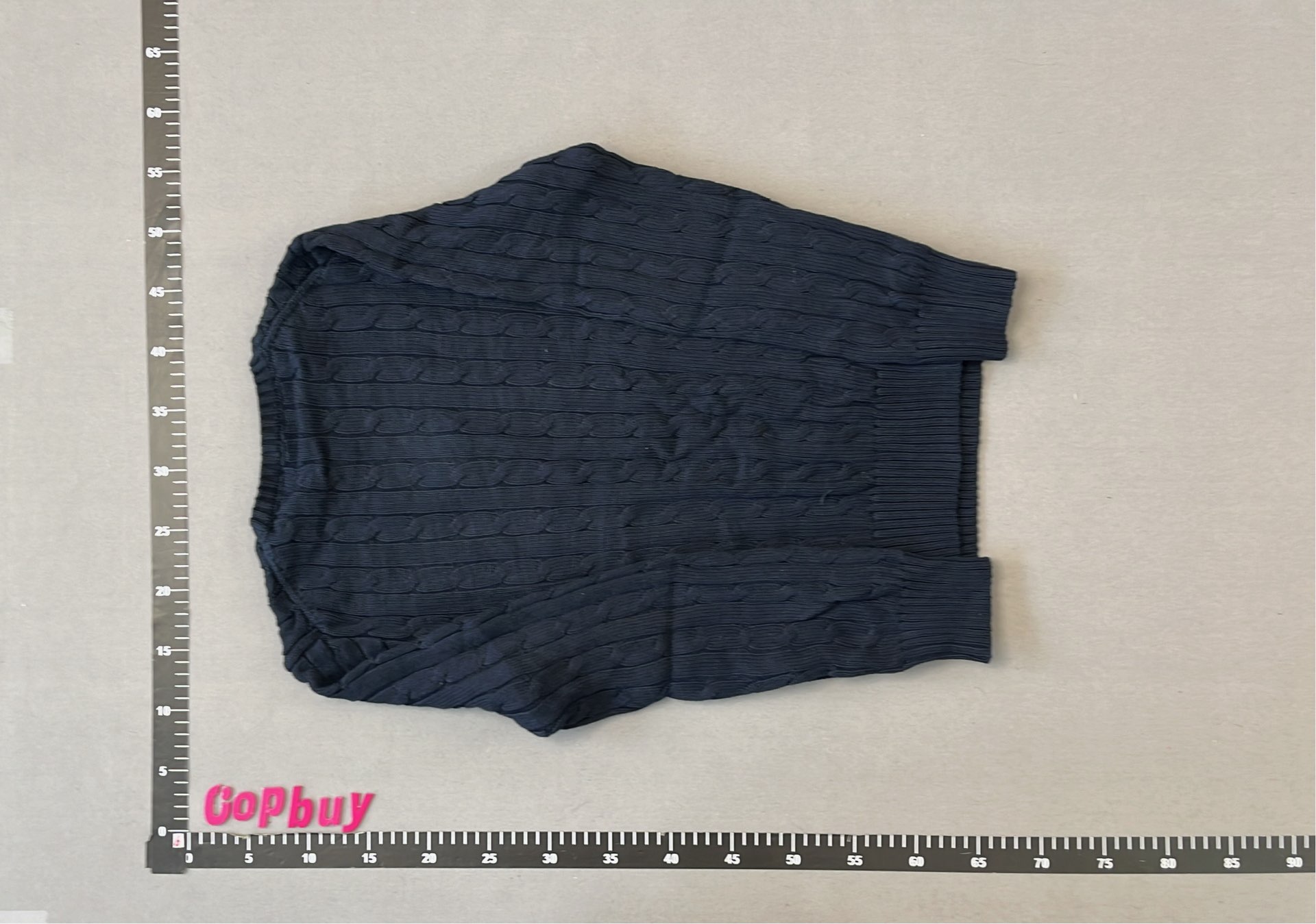 Men's Cable Knit Sweater in Black, Gray, and Cream