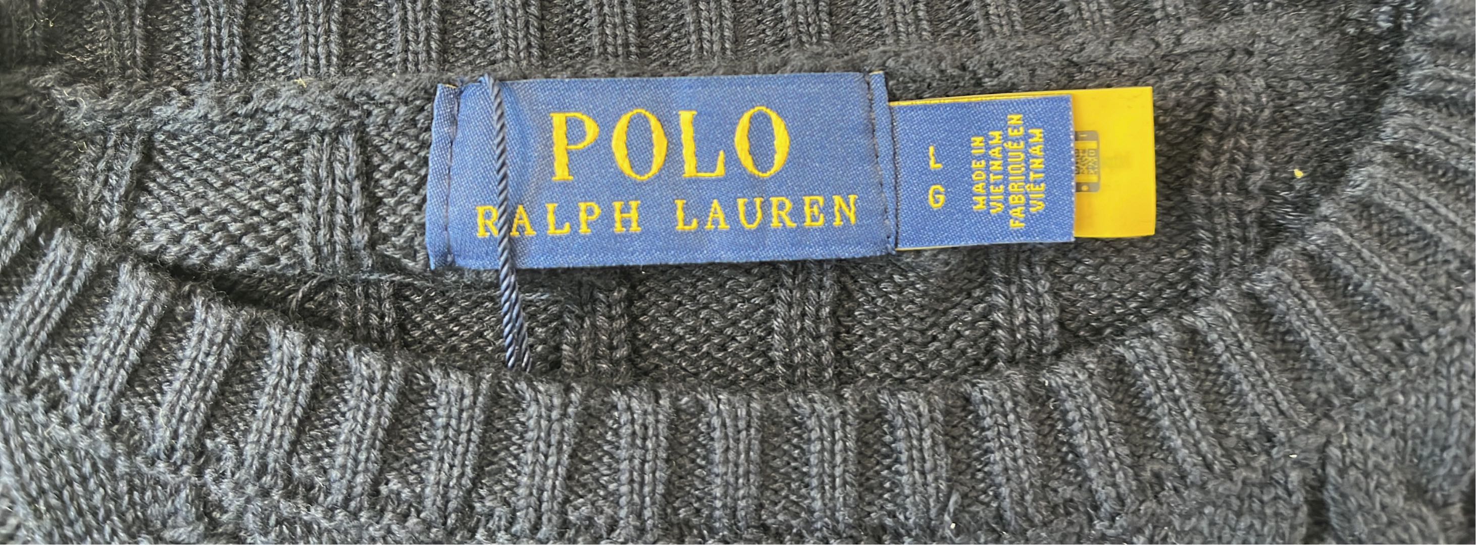 Men's Cable Knit Sweater in Black, Gray, and Cream