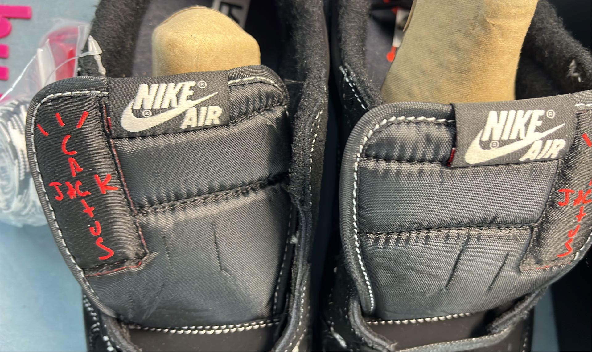 Nike Air Jordan 1 Low Sneakers - Black, White, Blue and Brown