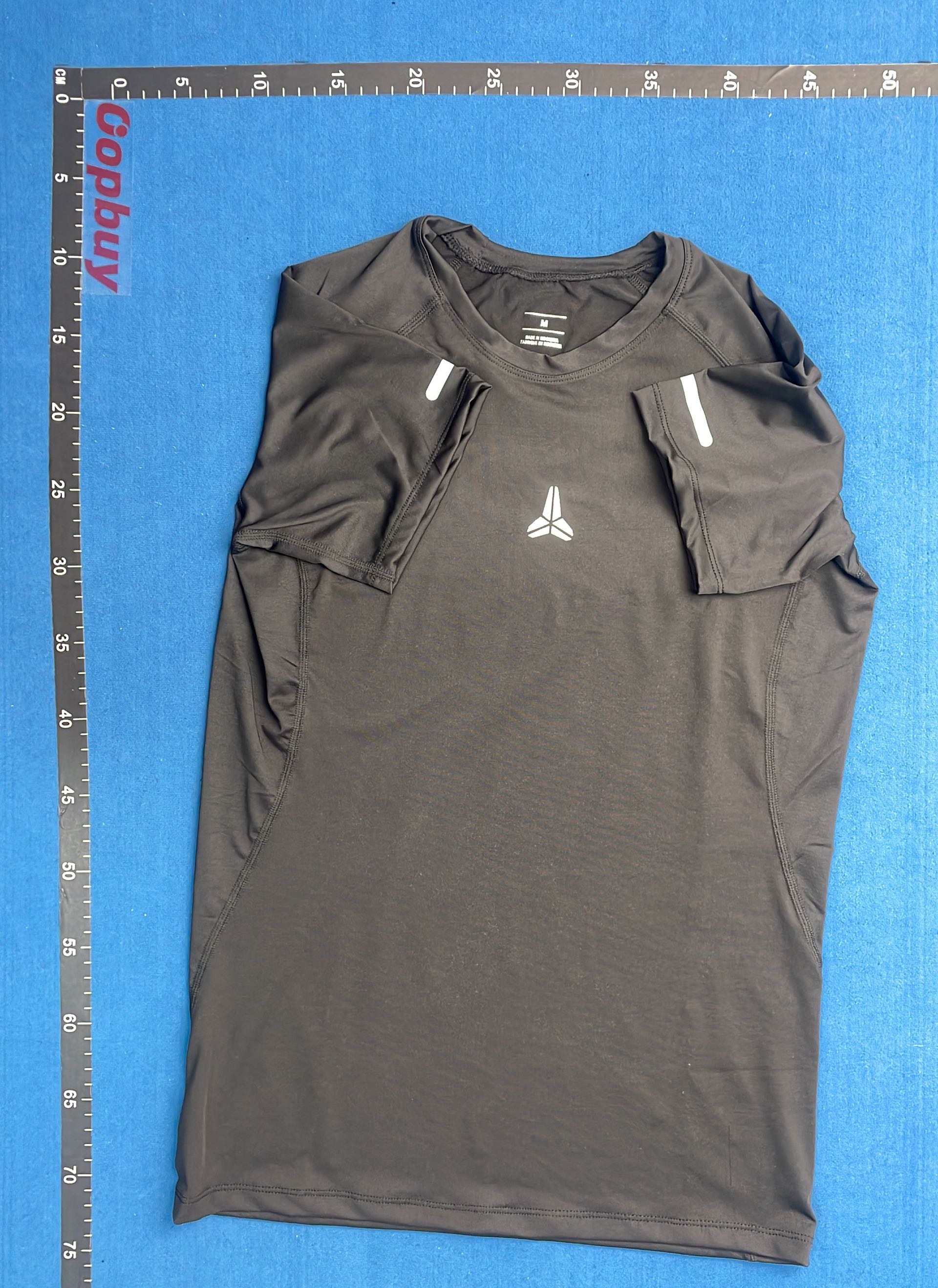 Men's Black Compression T-Shirt for Gym Workouts