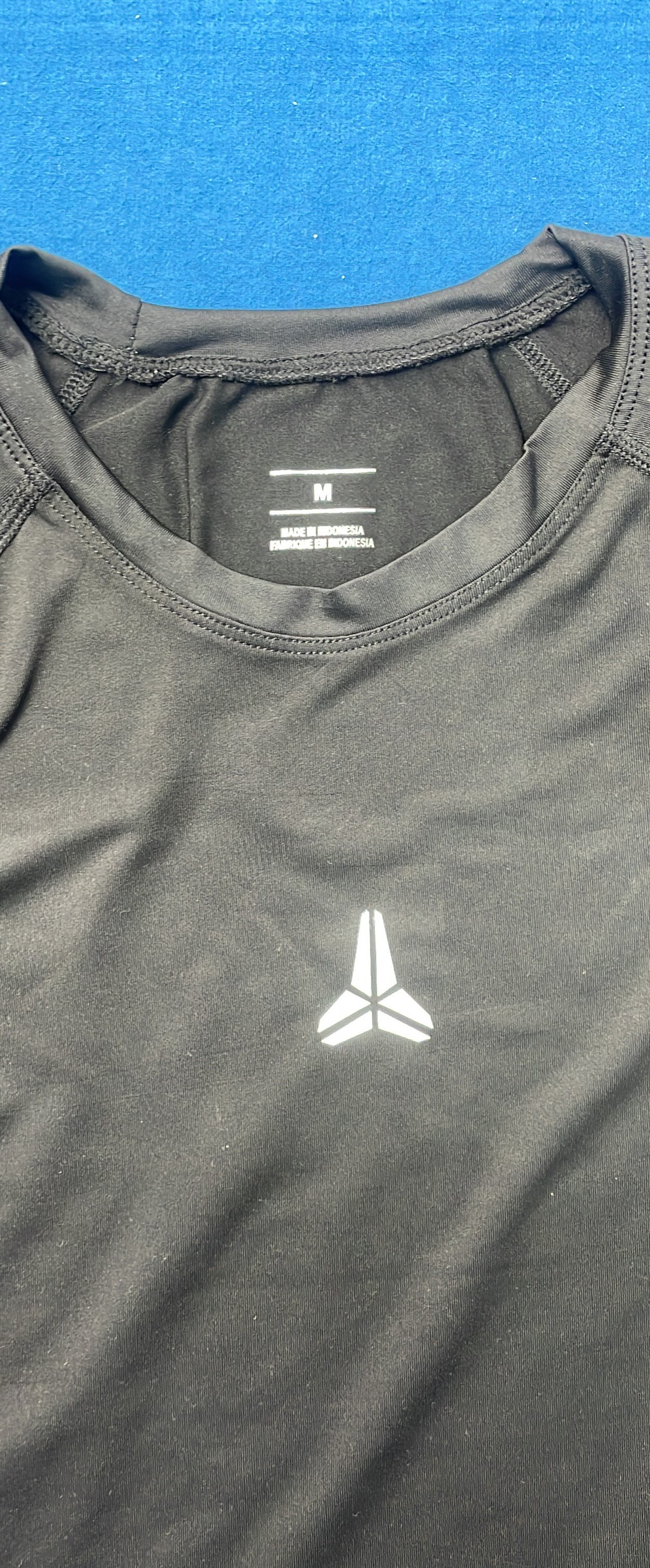 Men's Black Compression T-Shirt for Gym Workouts