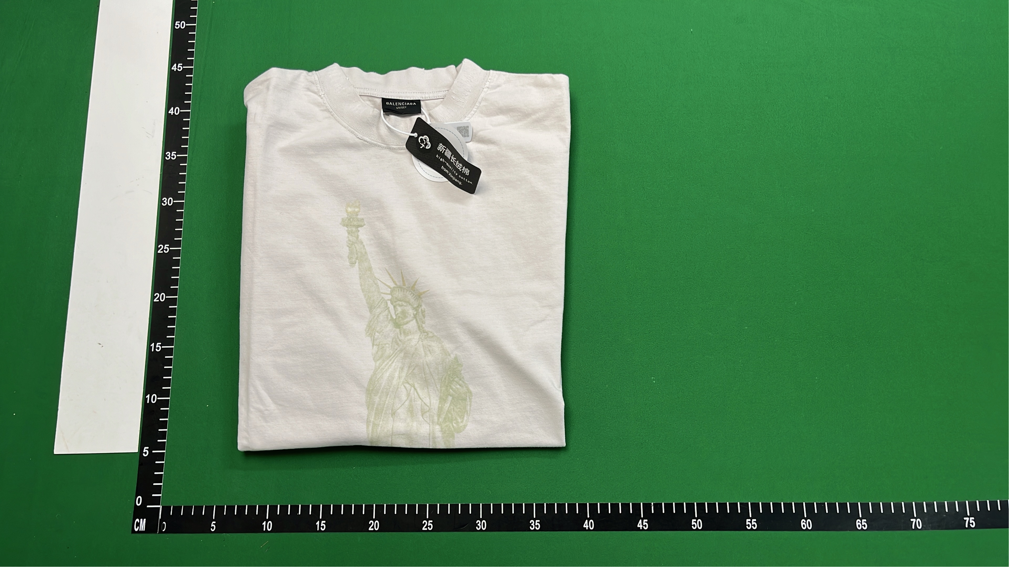 White Statue of Liberty Paris T-Shirt