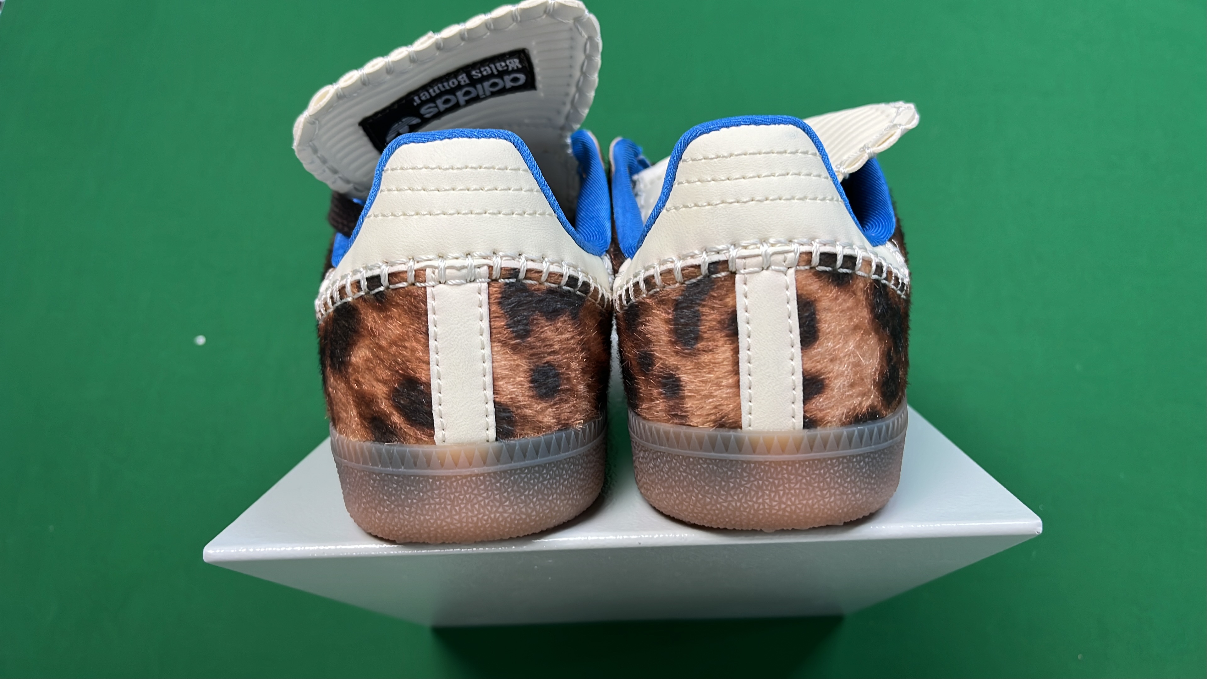 Adidas Leopard Print Sneakers with Stripes