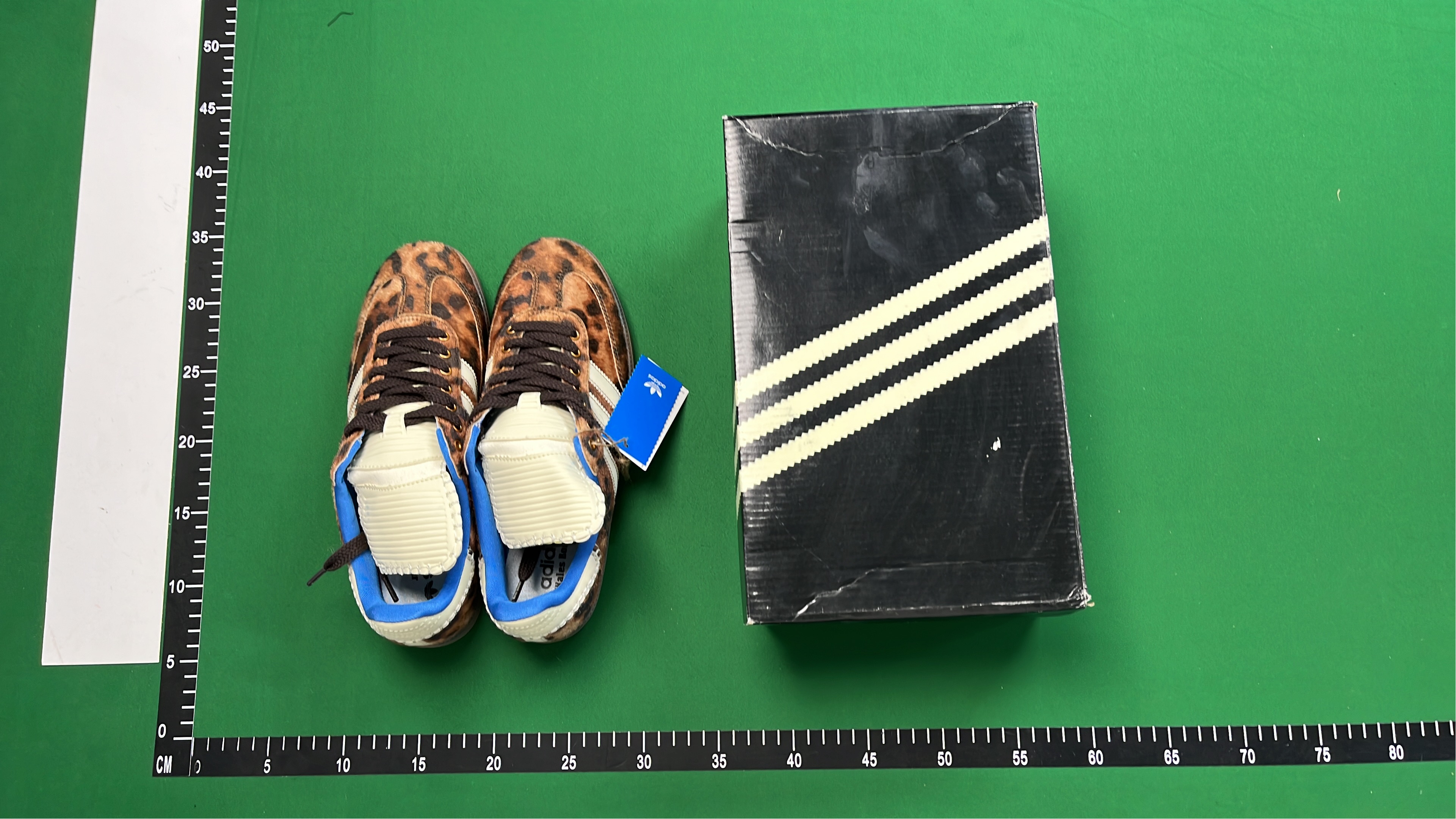 Adidas Leopard Print Sneakers with Stripes