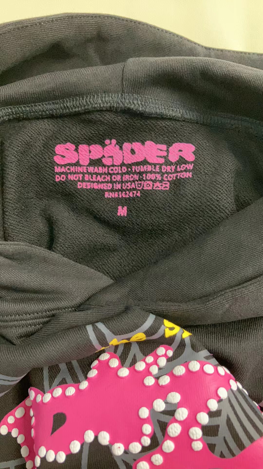 Spider Web Hoodie - Black and White Design