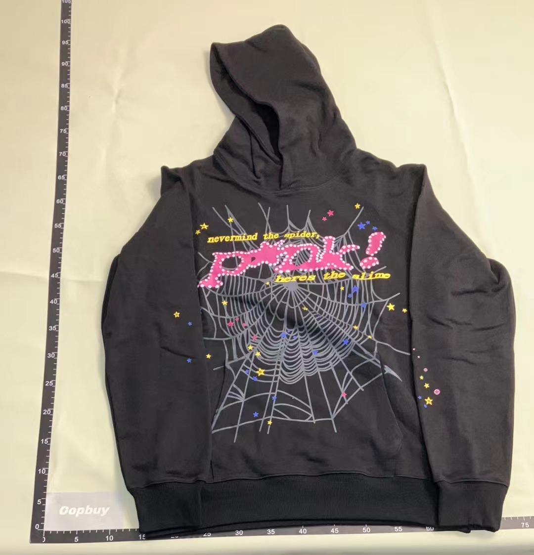 Spider Web Hoodie - Black and White Design
