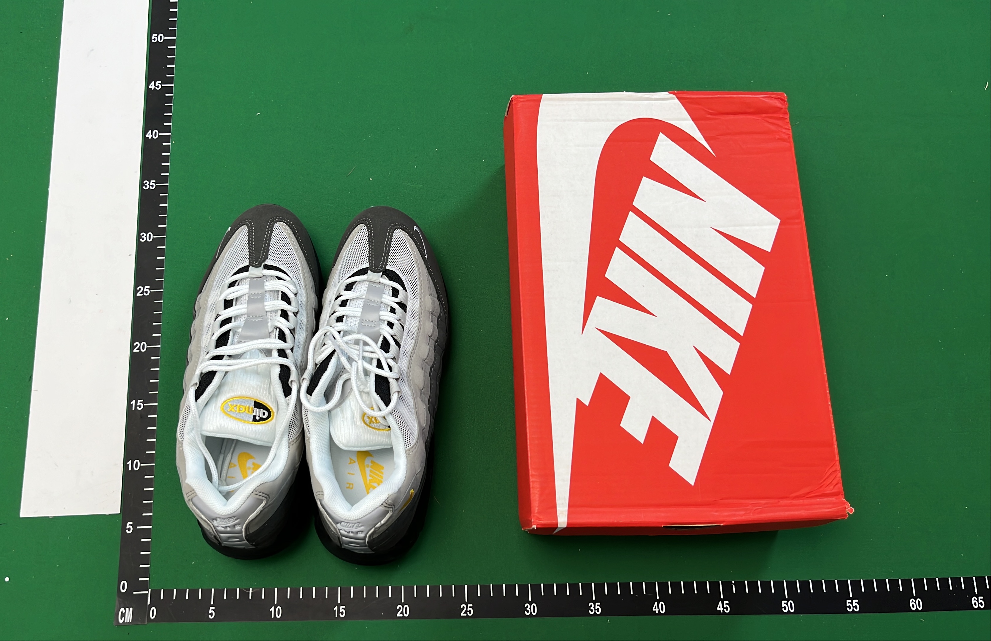 Nike Air Max 95 Black White Yellow Sneakers