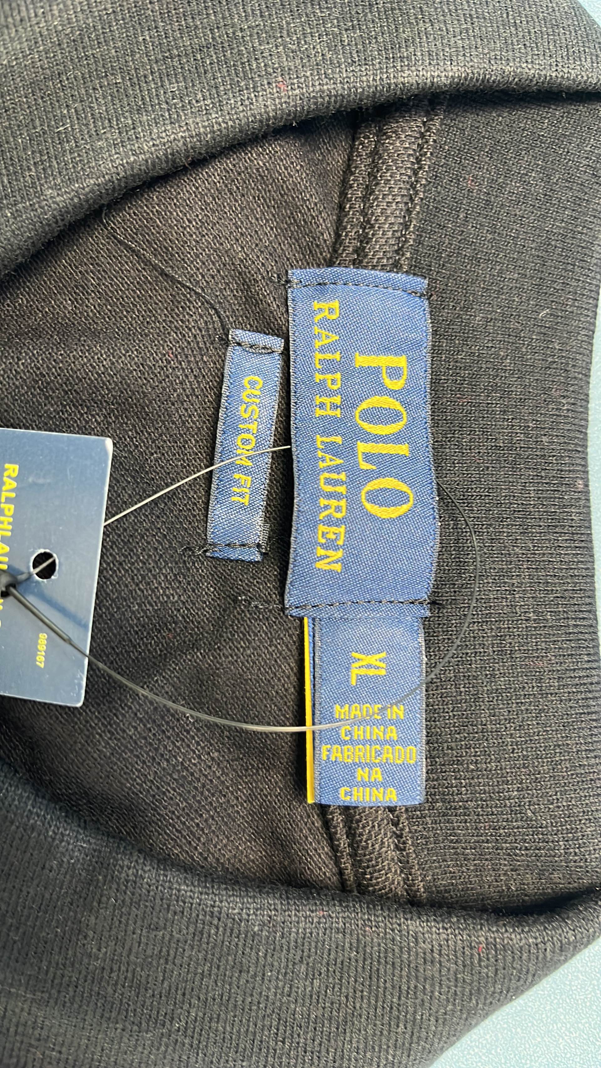 Chicago Polo Shirt Black with Big Pony Logo