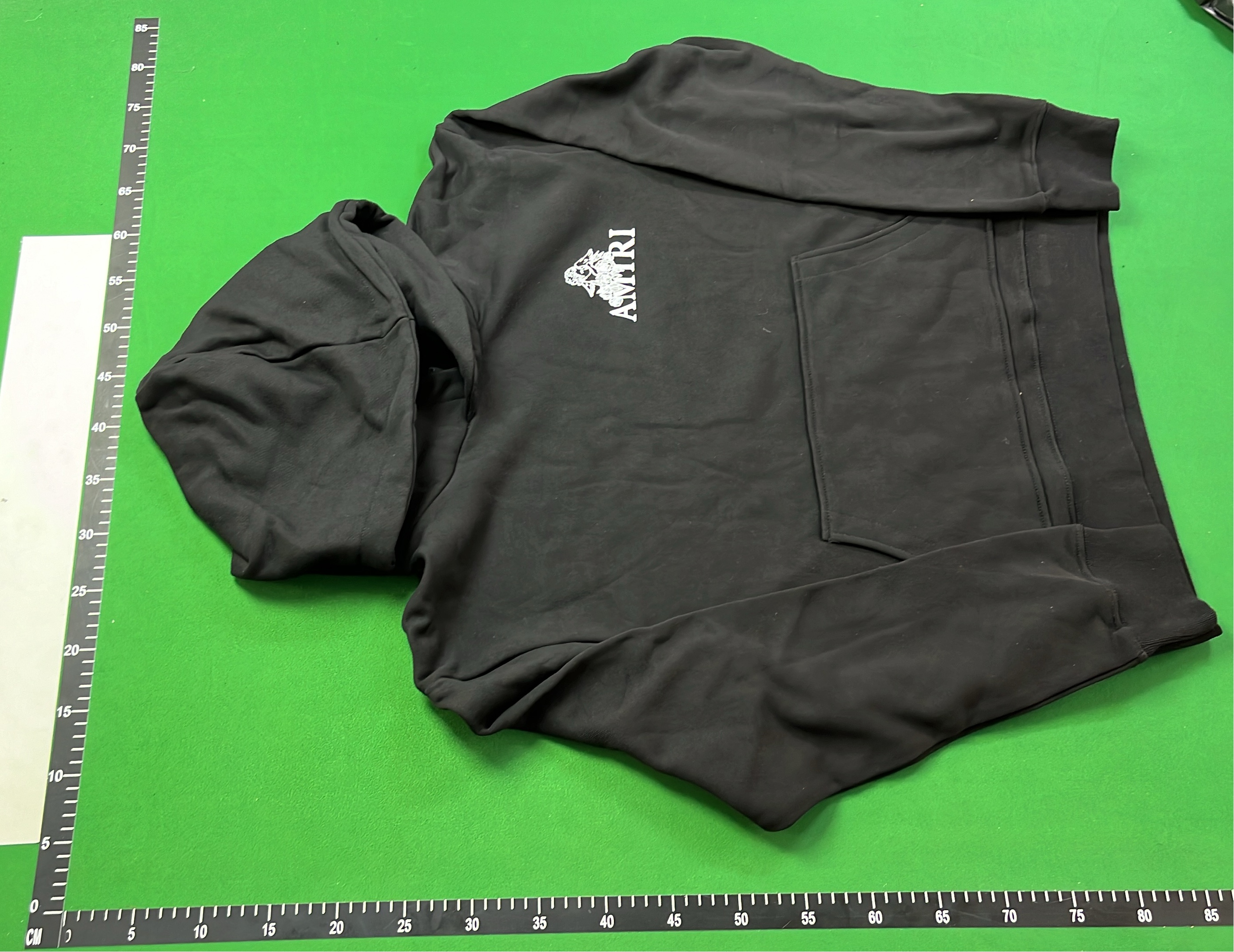 Black Hoodie with Graphic Design