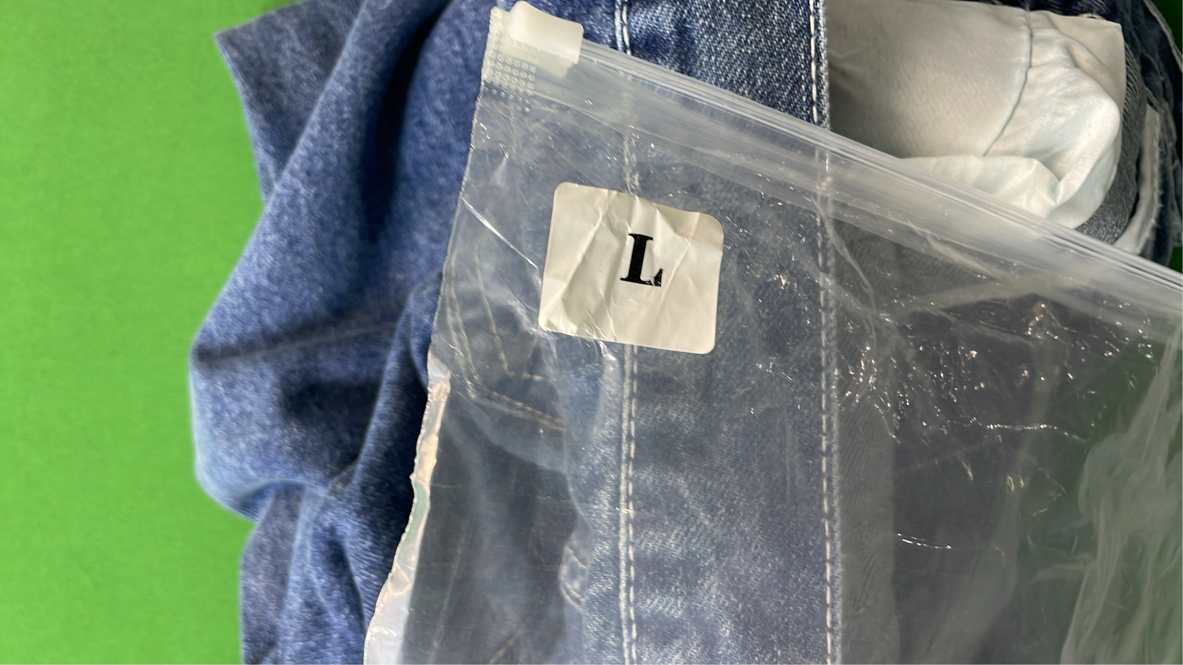 Beverage Denim Pants with Bold Logo Design