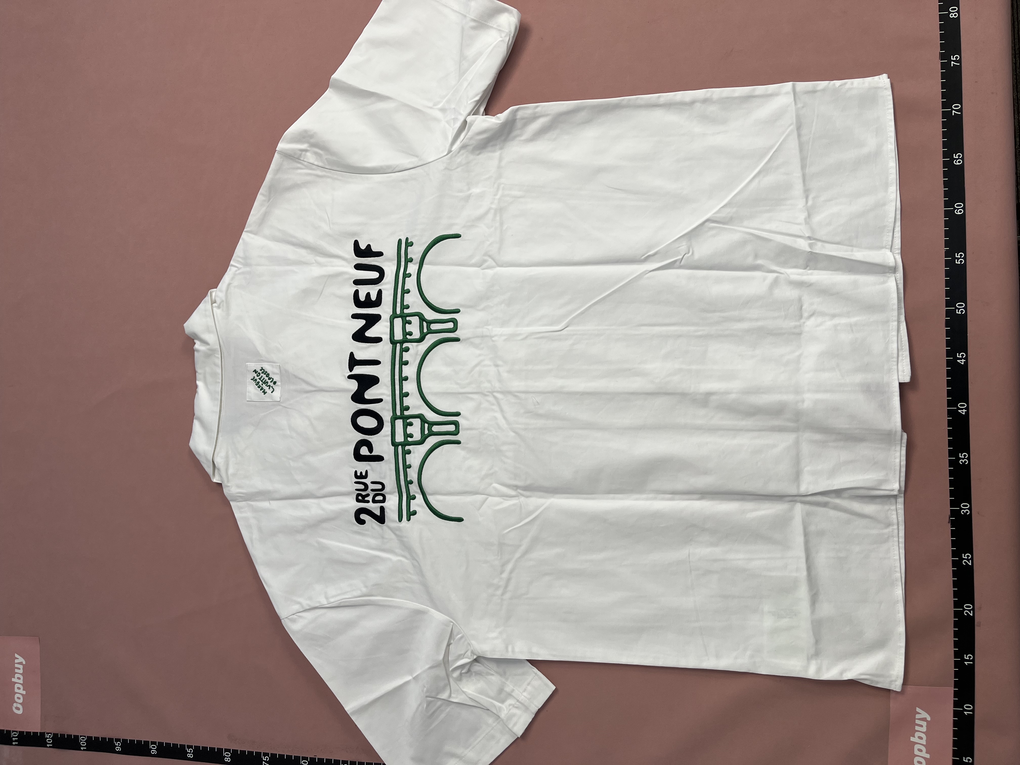 White T-Shirt with Logo Design