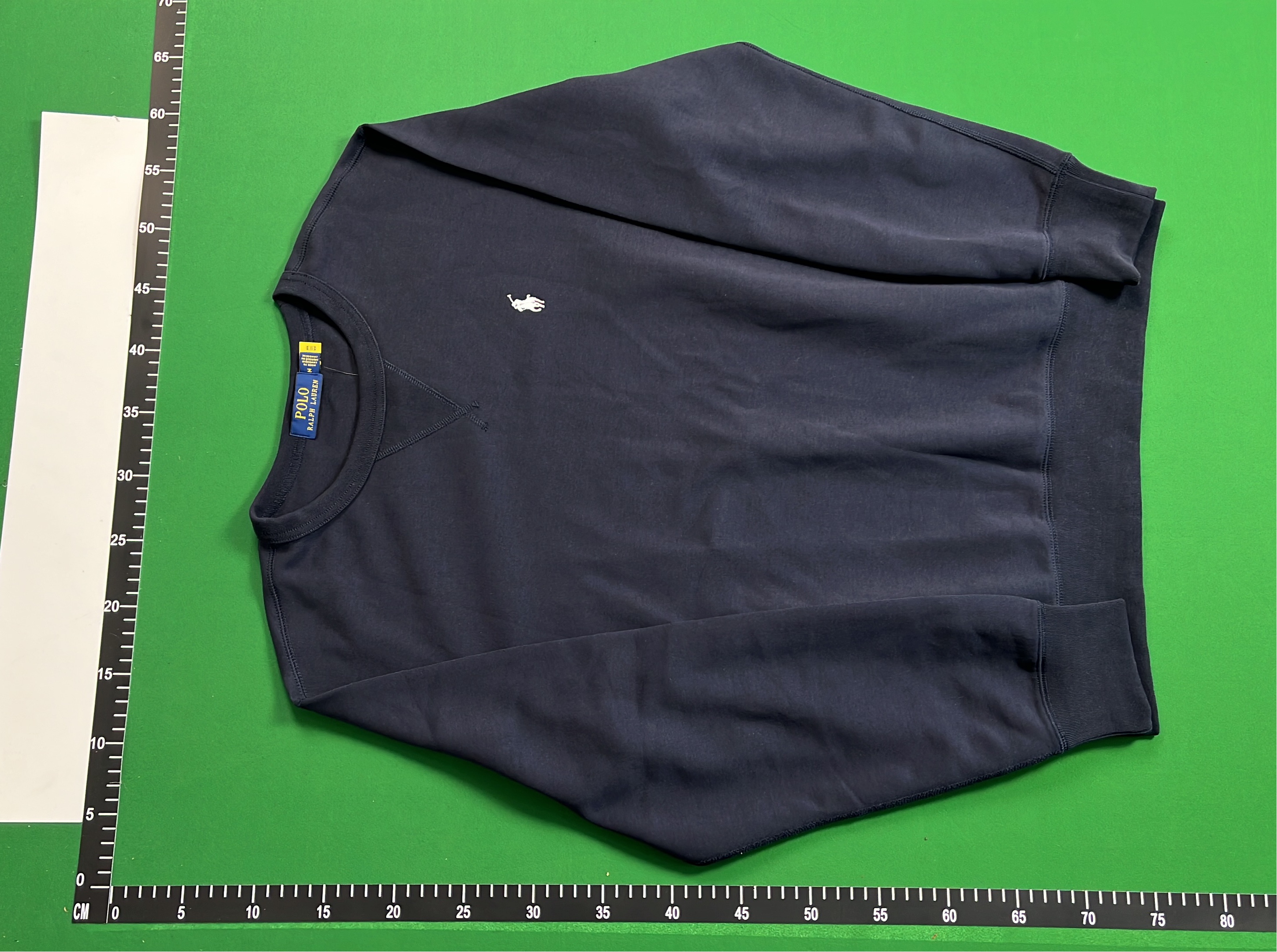 Dark Blue Polo Ralph Lauren Crewneck Sweatshirt with Pony Logo