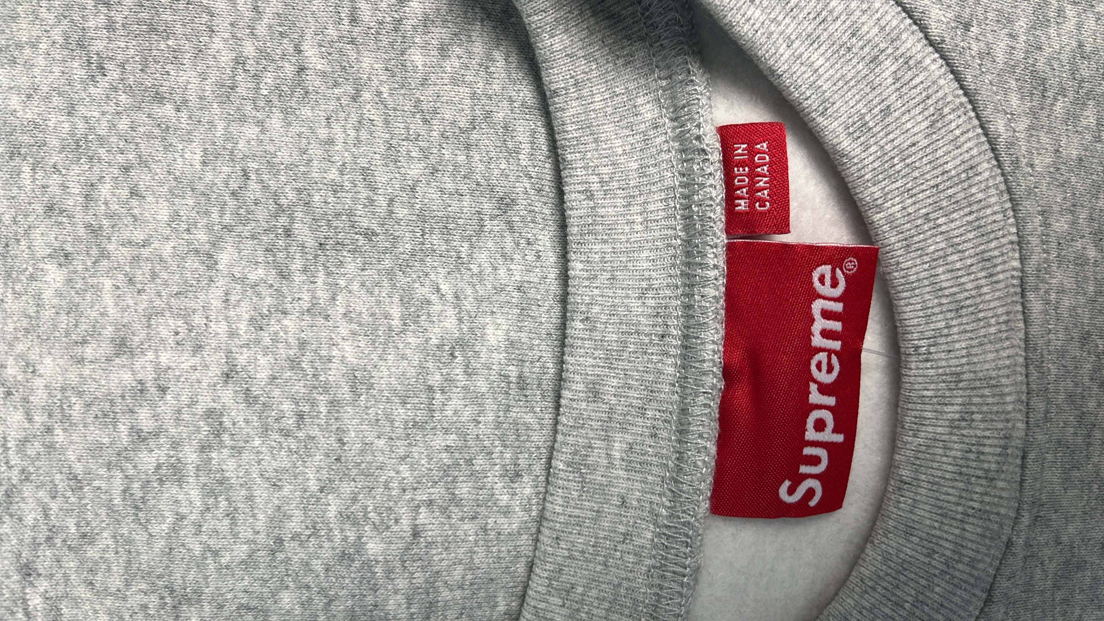 Supreme Plaid Box Logo Hoodie Grey