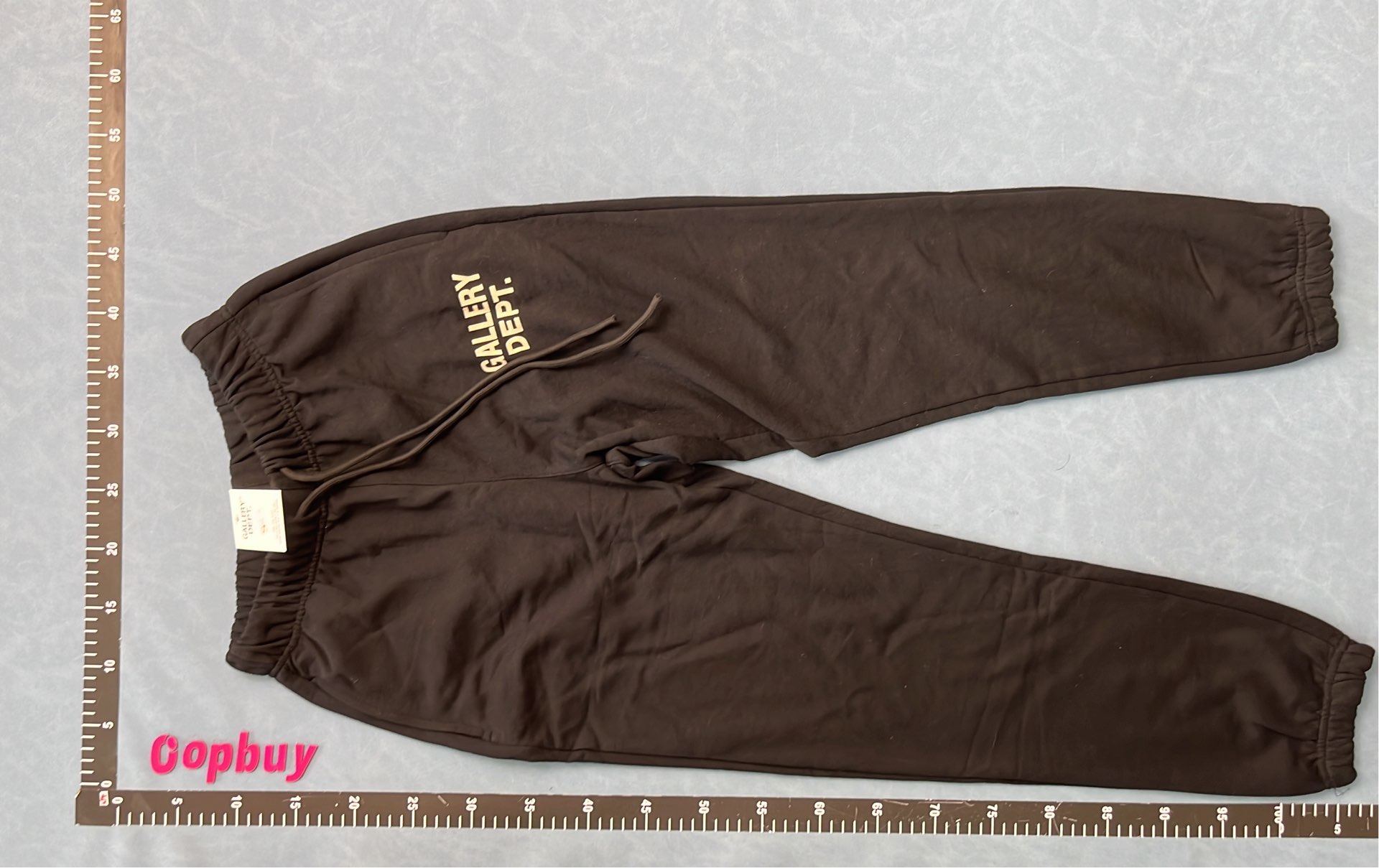 Gallery Dept. Gray Logo Sweatpants