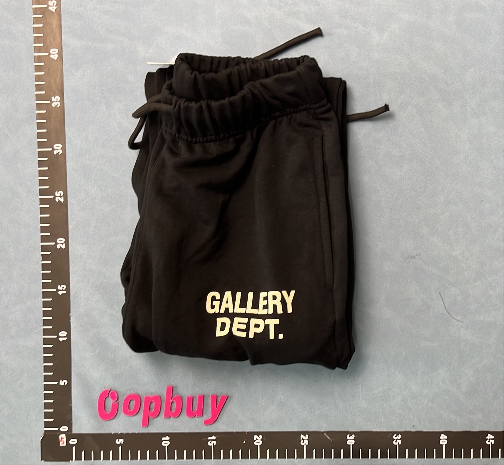 Gallery Dept. Gray Logo Sweatpants