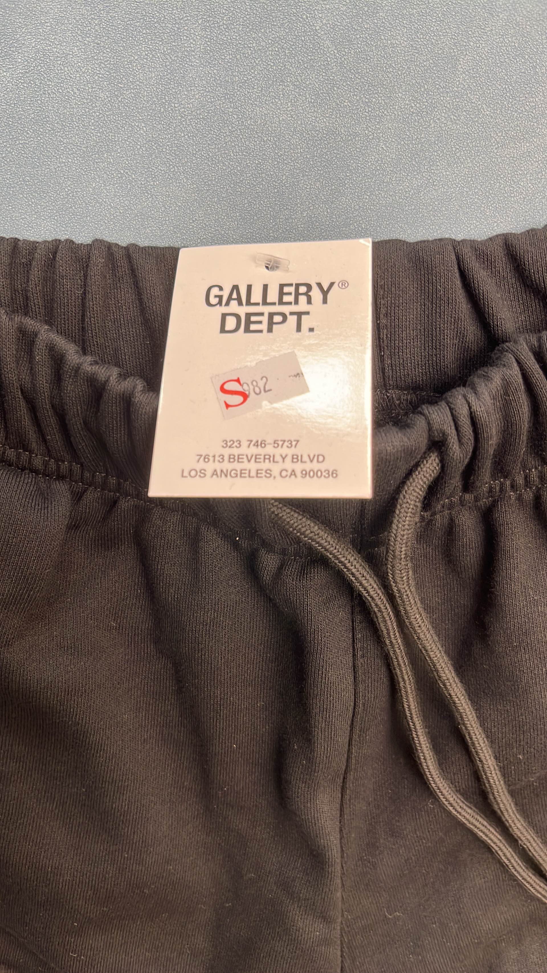Gallery Dept. Gray Logo Sweatpants