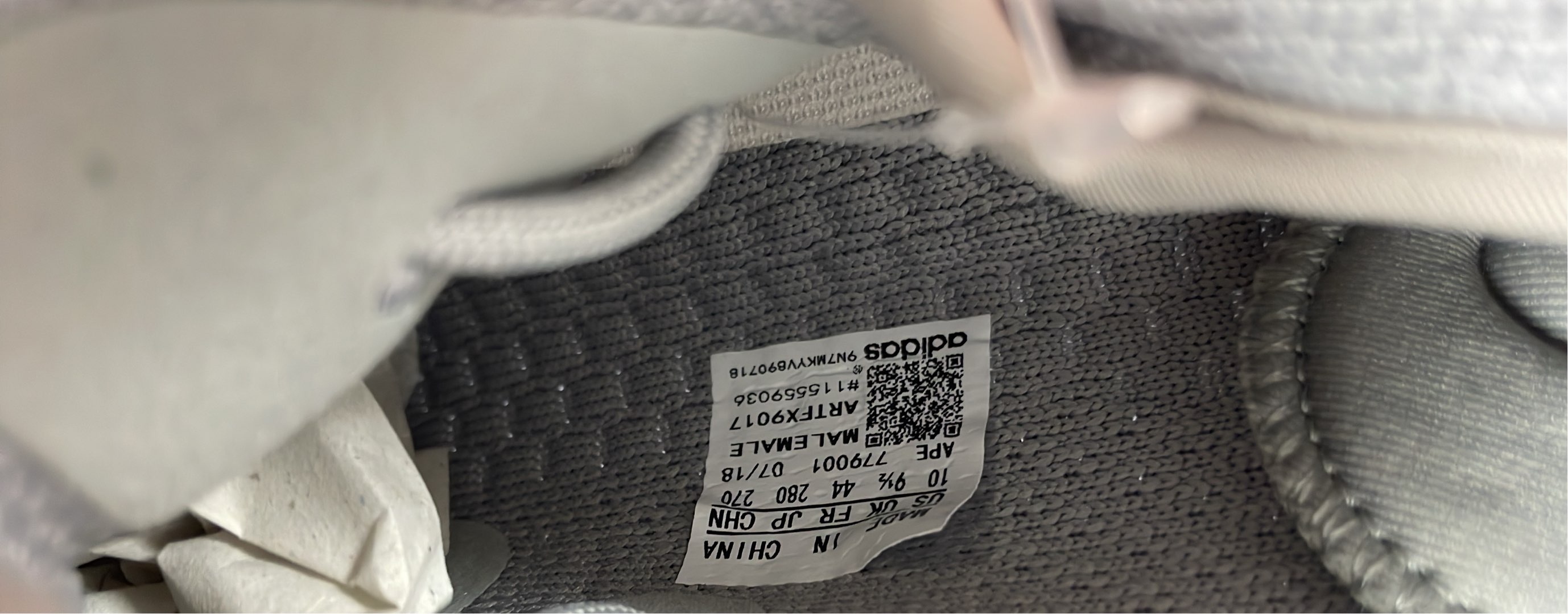 Yeezy Boost 350 V2 White Grey Sneakers