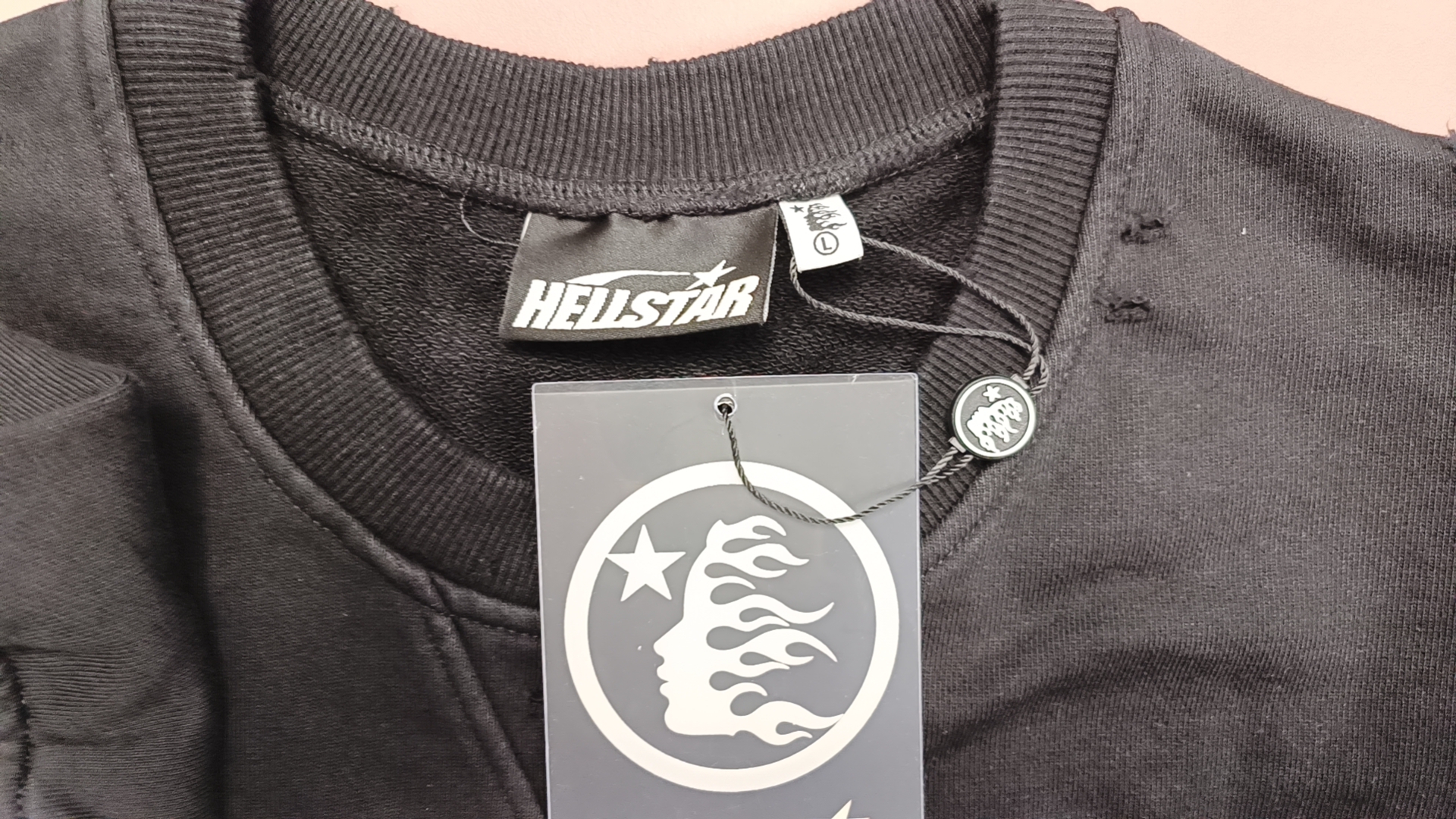 Hellstar Sports Graphic Sweatshirt - Black Eye Print Design