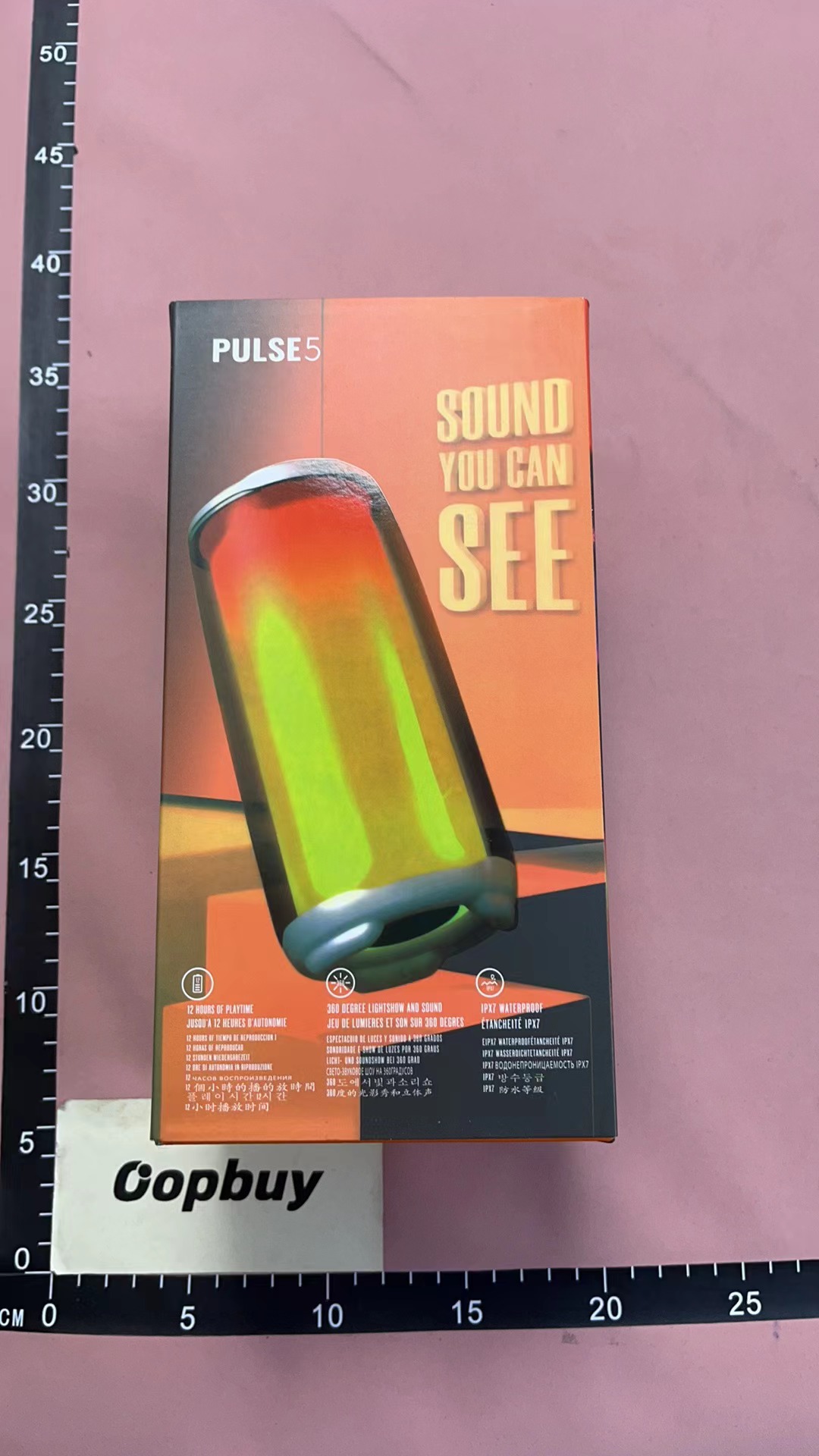 JBL Pulse 3 Bluetooth Speaker with Colorful LED Light