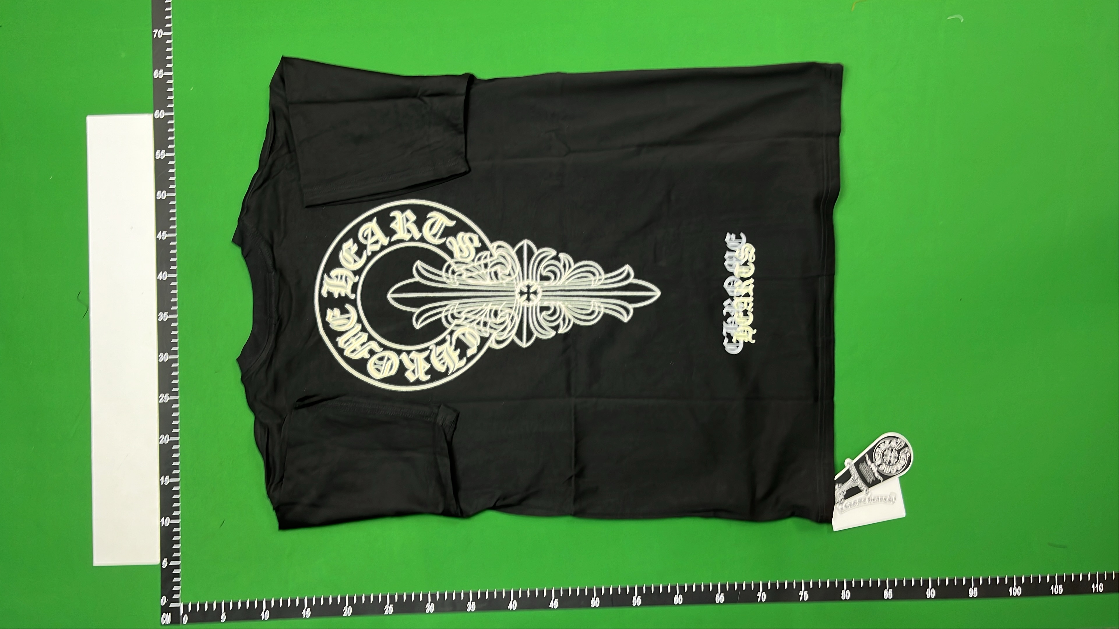 Chrome Hearts Black T-Shirt with Sword Design