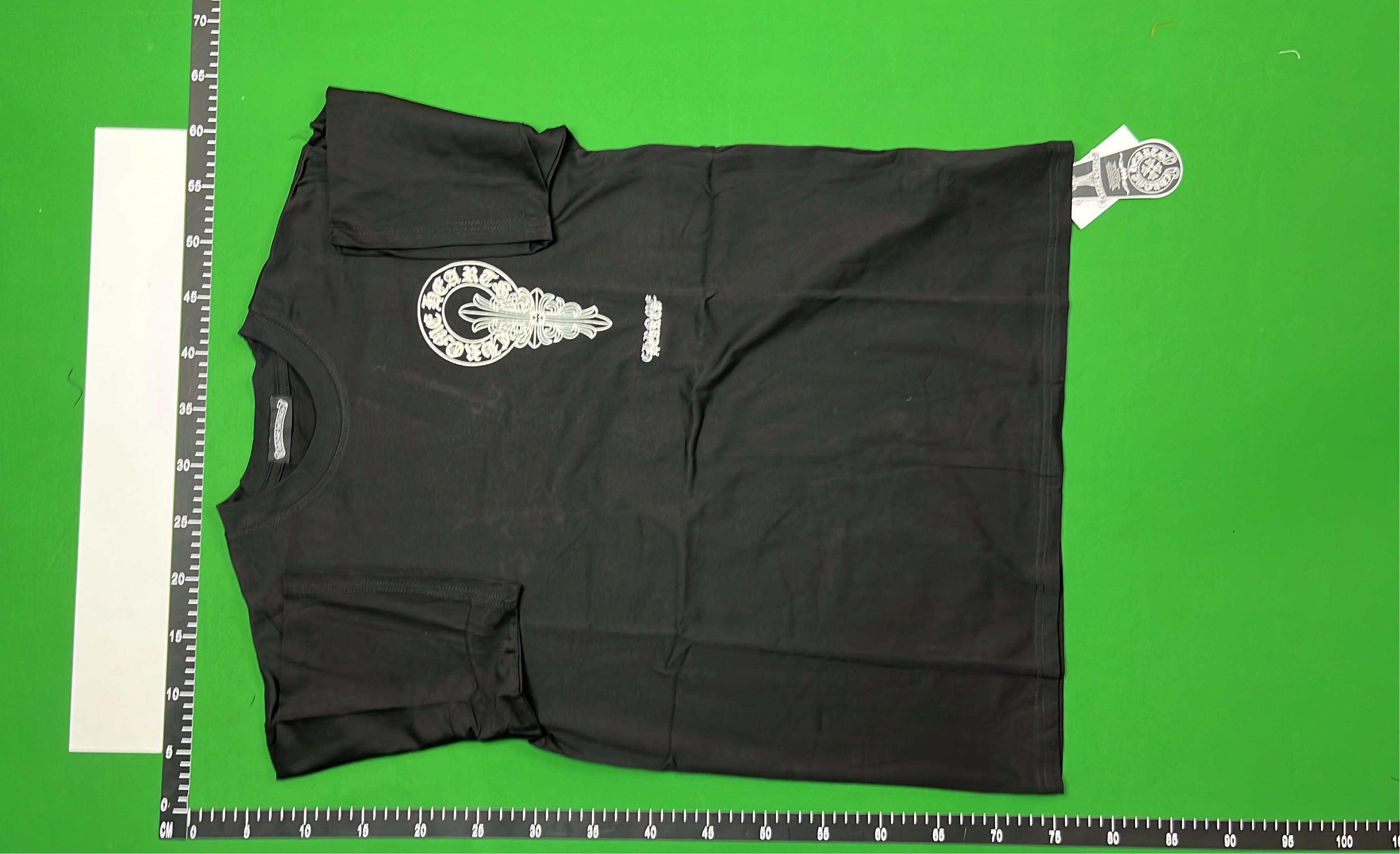 Chrome Hearts Black T-Shirt with Sword Design