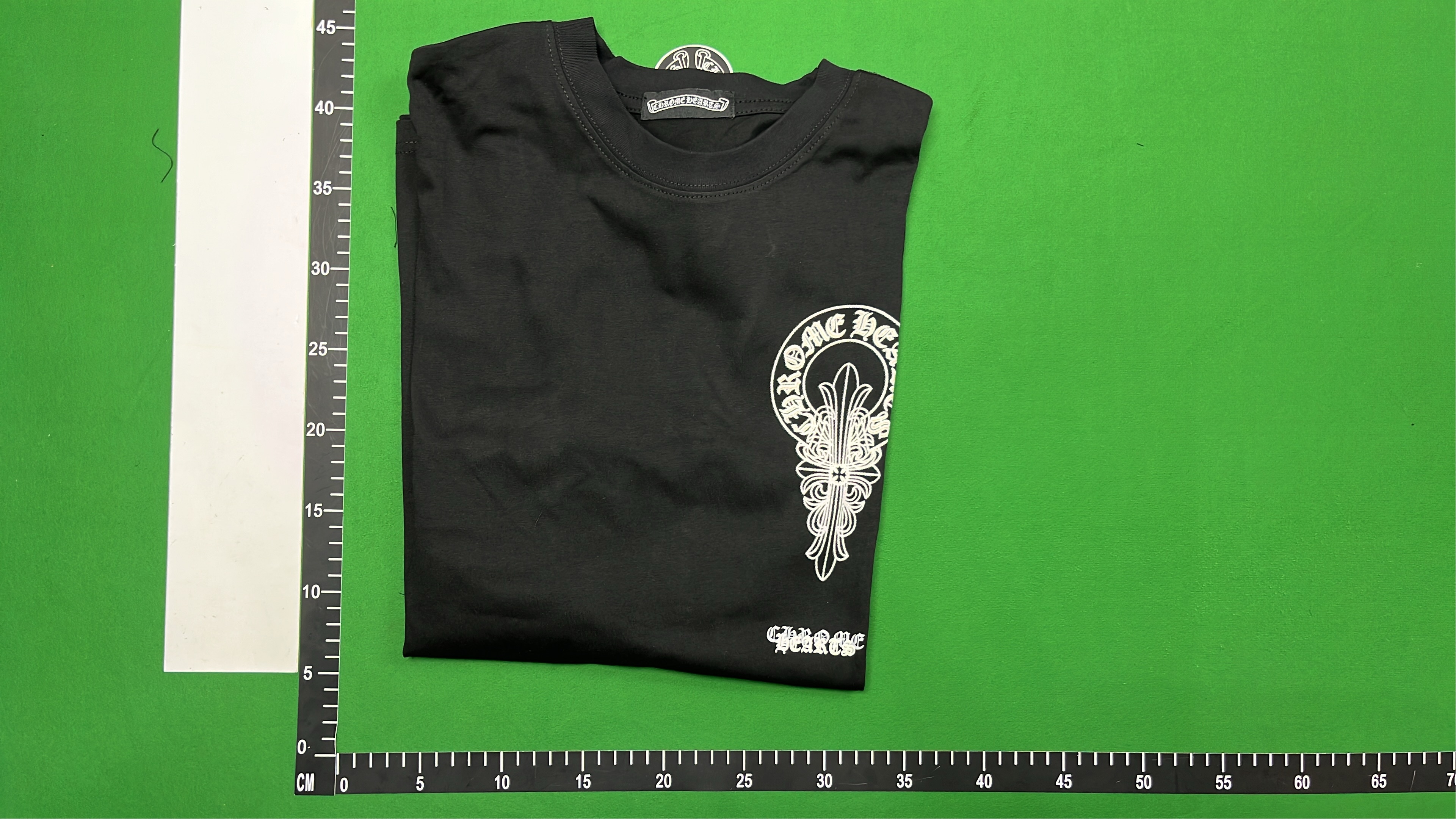 Chrome Hearts Black T-Shirt with Sword Design