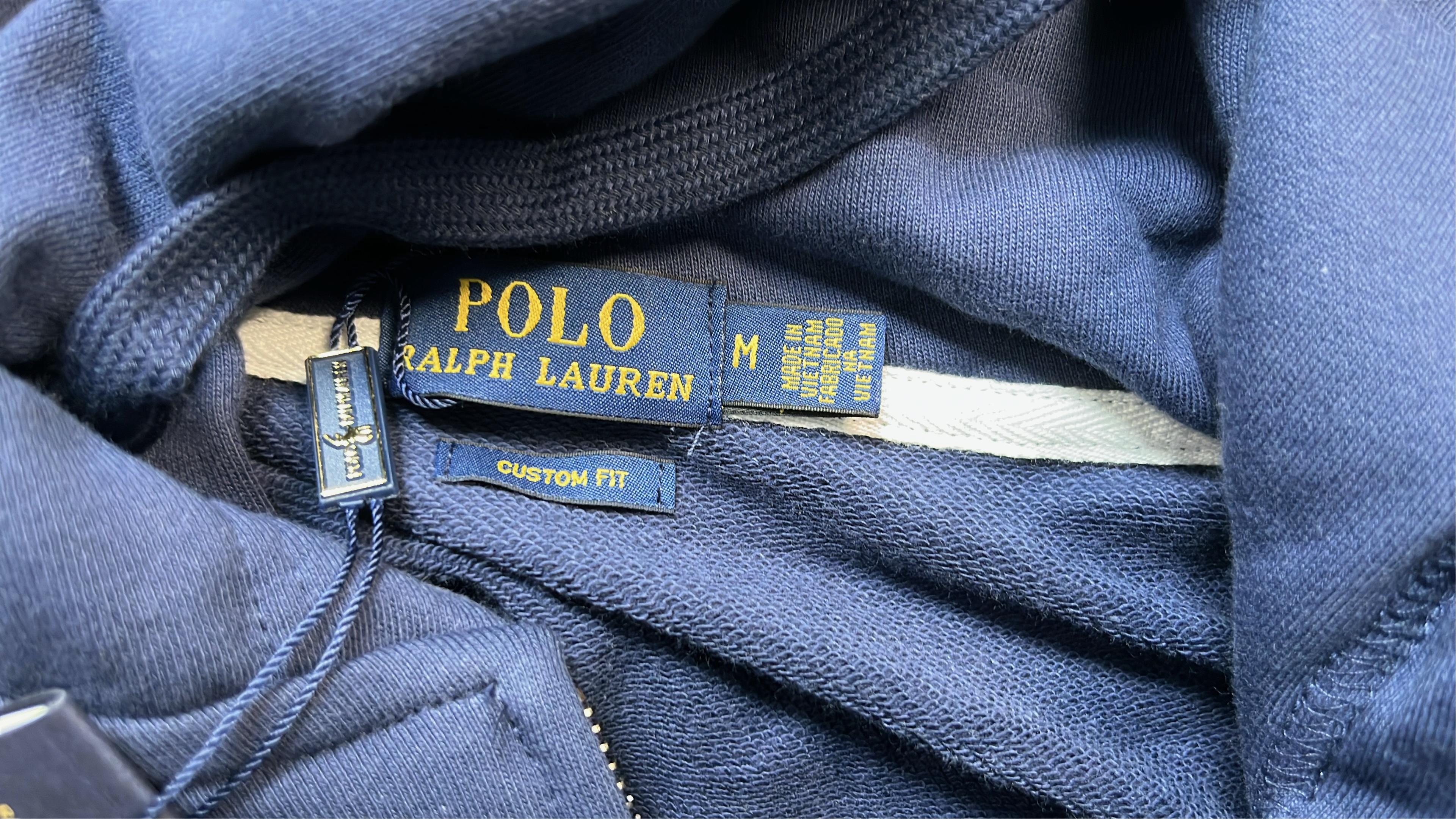 Grey Cotton Jogger Pants with Pony Logo