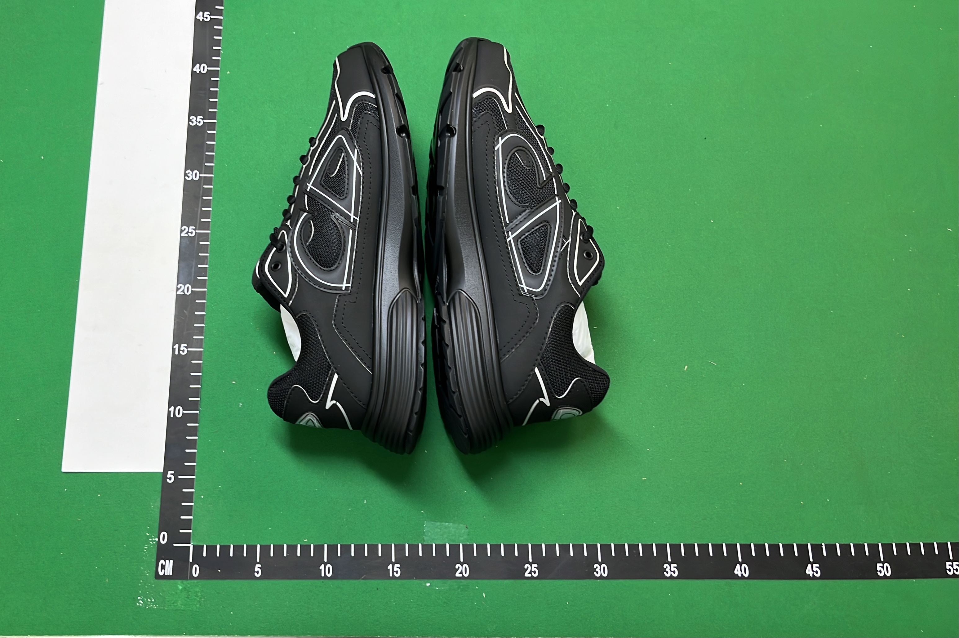 Dior Black and White Outline Sneakers