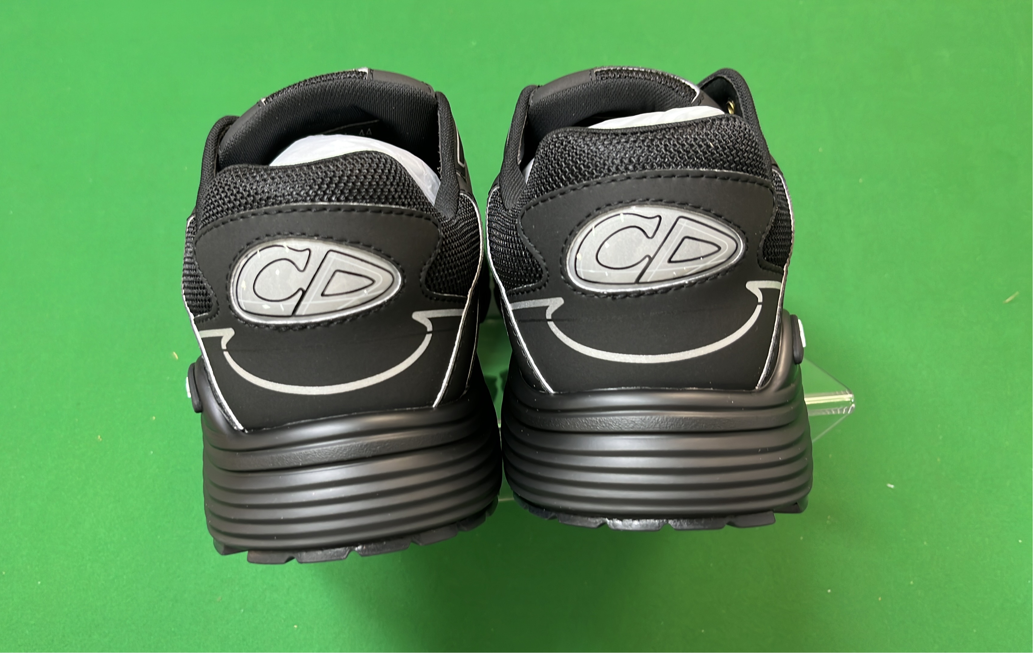 Dior Black and White Outline Sneakers